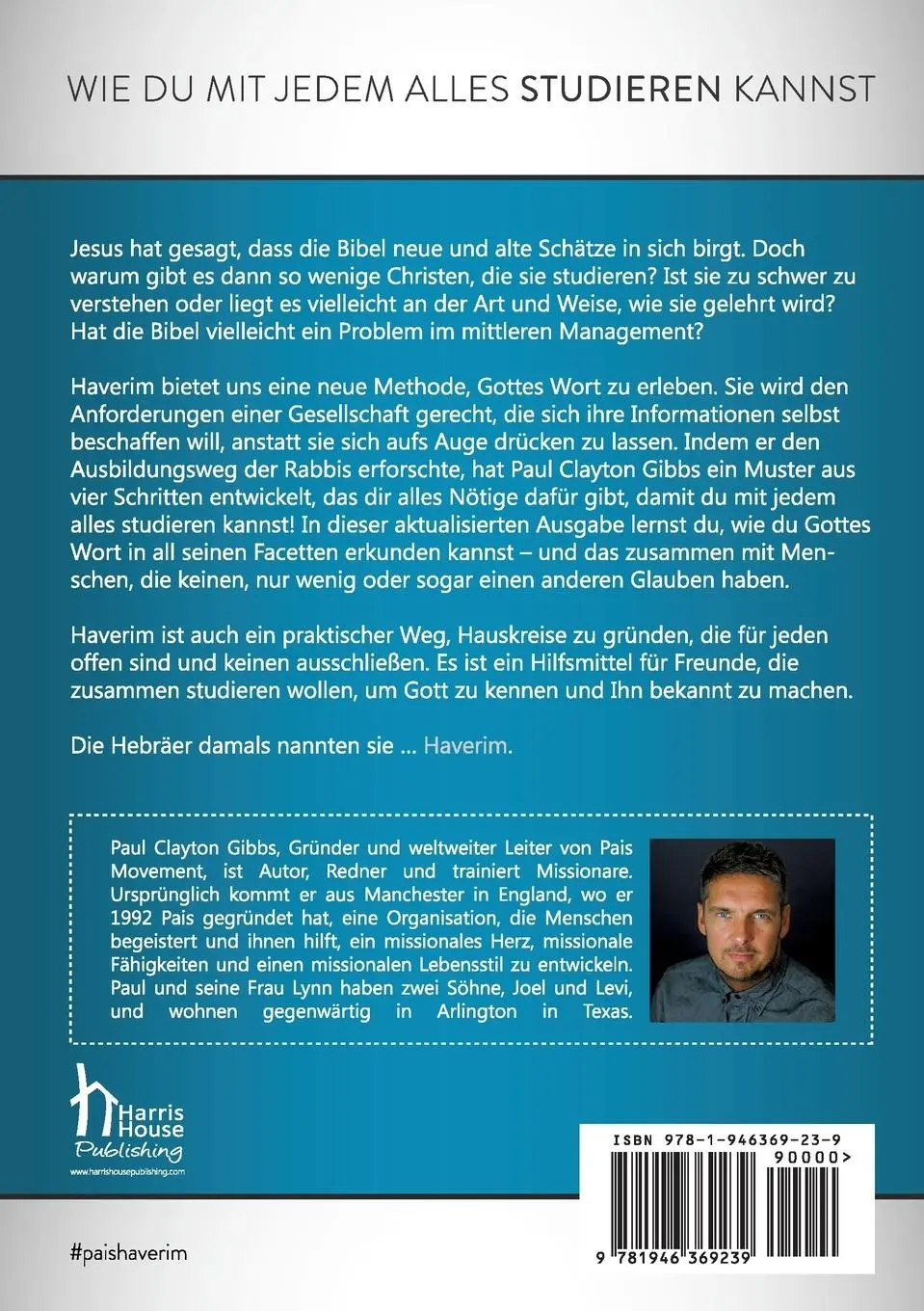 Rückseite: 9781946369239 | Haverim | Wie du mit jedem alles studieren kannst | Paul Clayton Gibbs