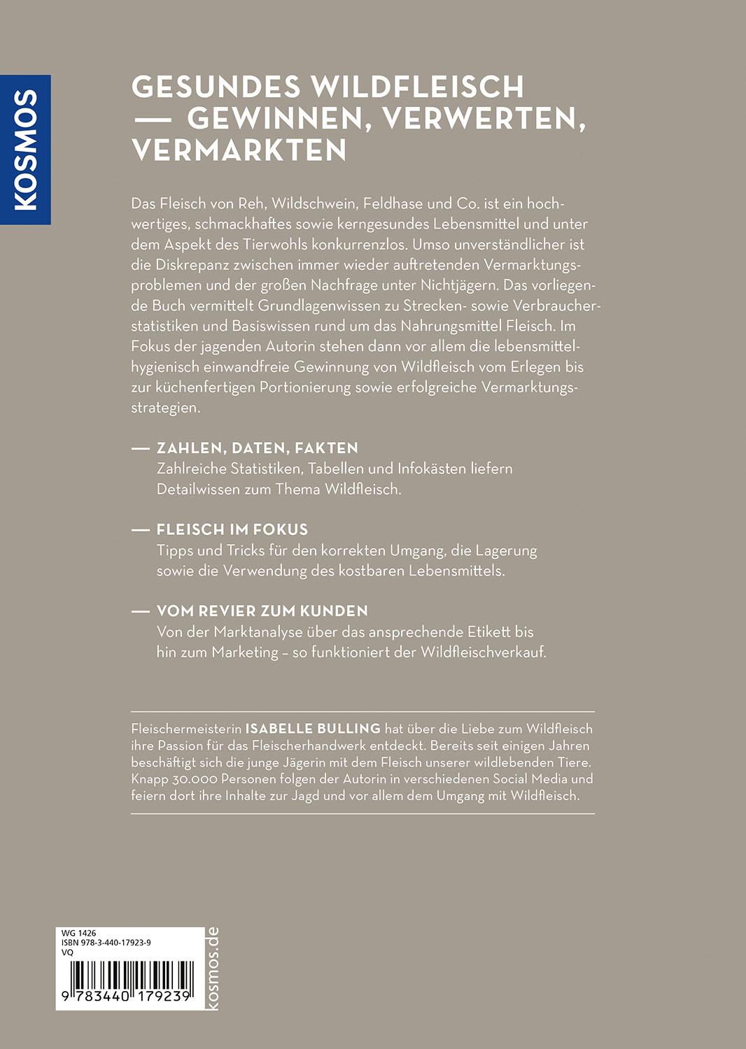 Bild: 9783440179239 | Erlegen - versorgen - vermarkten | Isabelle Bulling | Buch | 152 S.