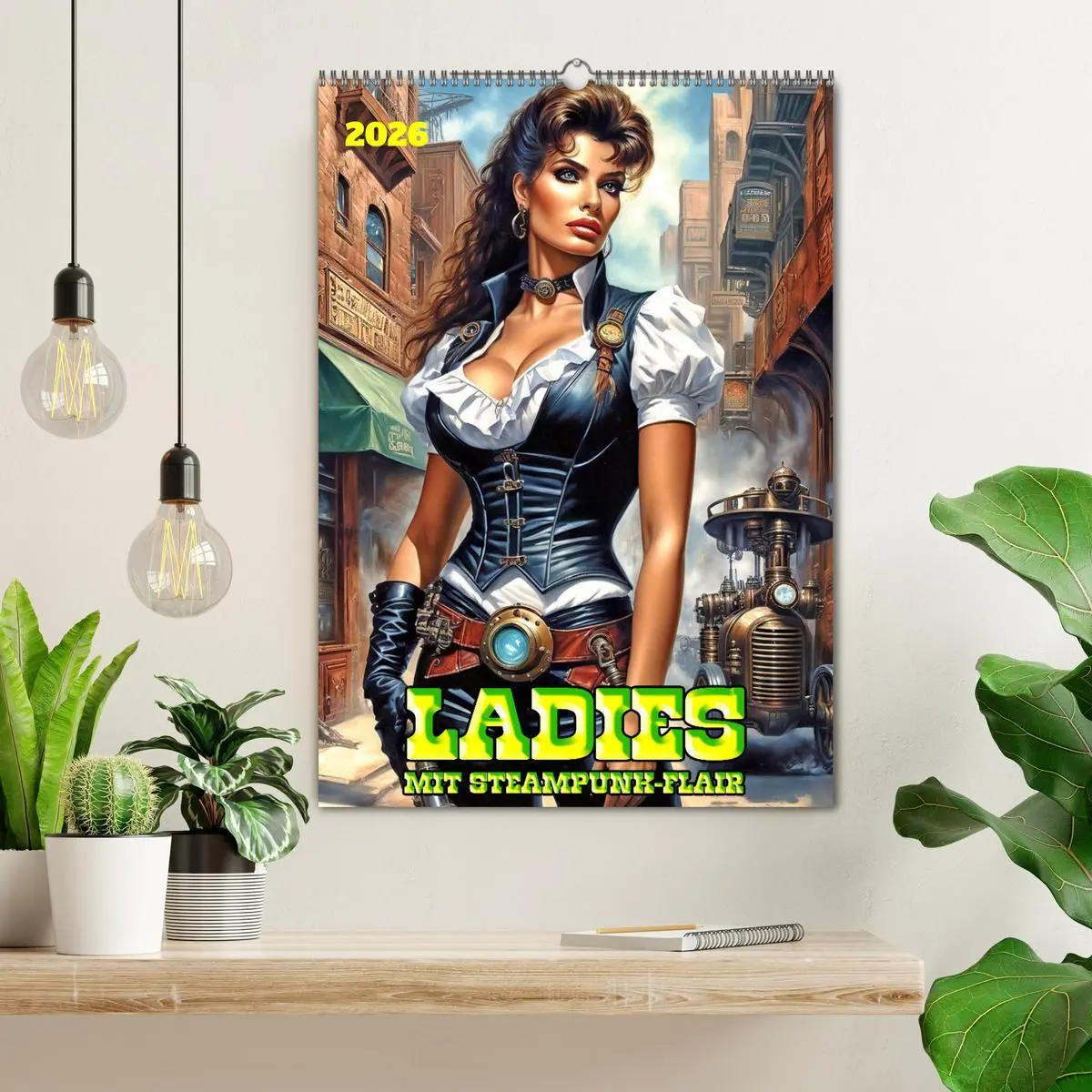 Bild: 9783516269239 | Ladies mit Steampunk-Flair (Wandkalender 2026 DIN A2 hoch),...