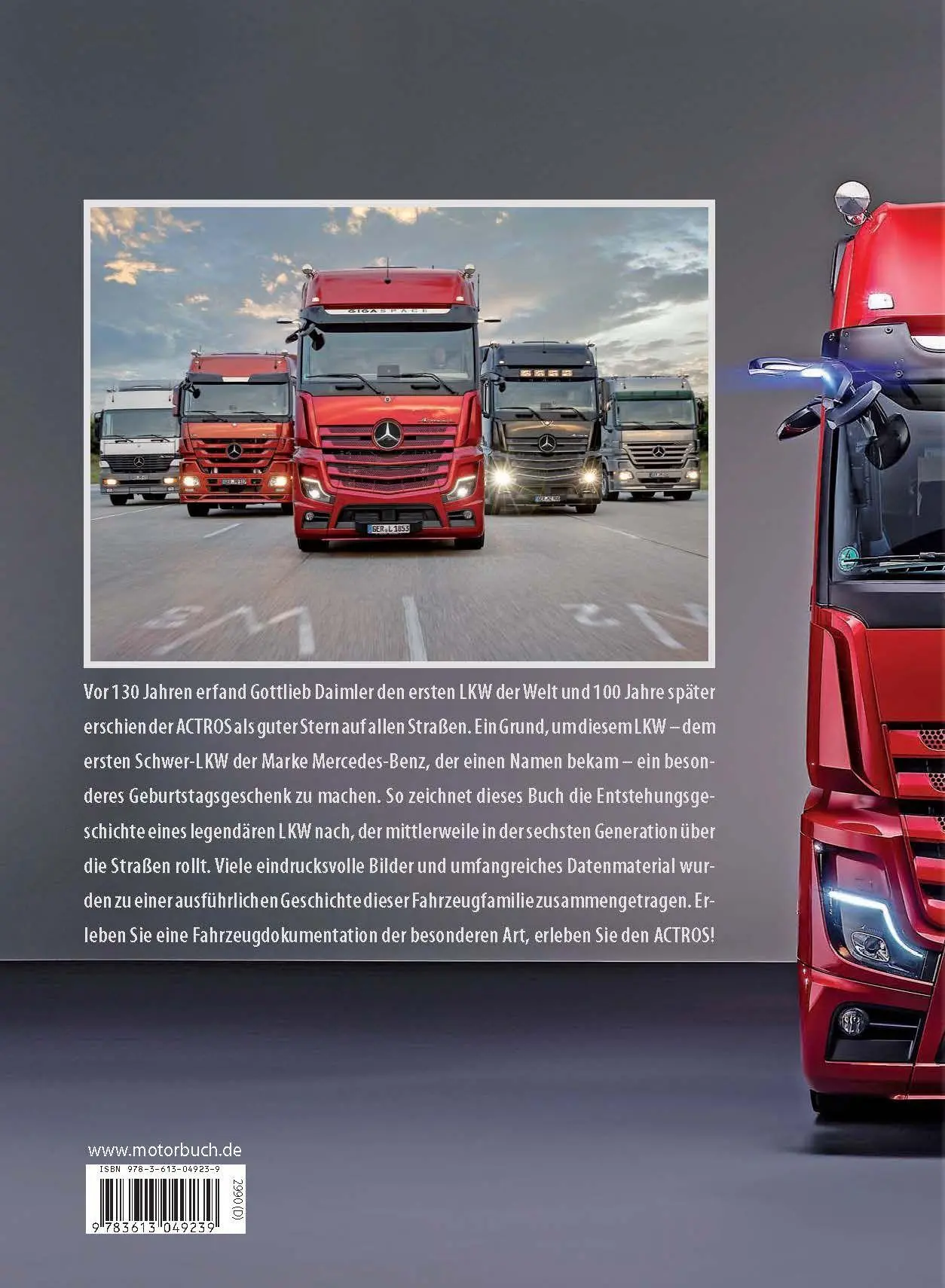 Rückseite: 9783613049239 | Der ACTROS | Entwicklung - Geschichte - Technik | Hagemann | Buch
