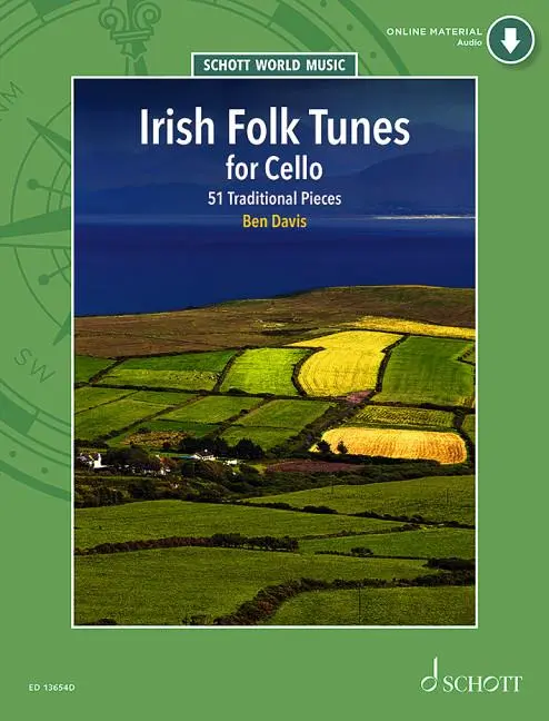 Cover: 9790220139239 | Irish Folk Tunes for Cello | 51 Traditional Pieces. Violoncello.