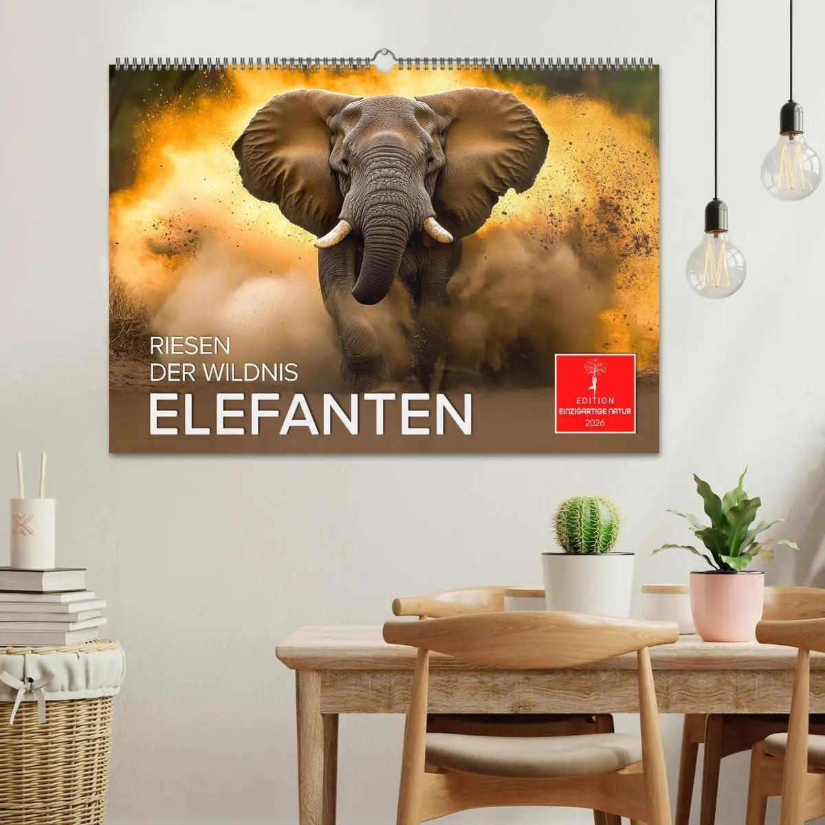 Bild: 9783457309339 | Elefanten - Riesen der Wildnis (Wandkalender 2026 DIN A2 quer),...