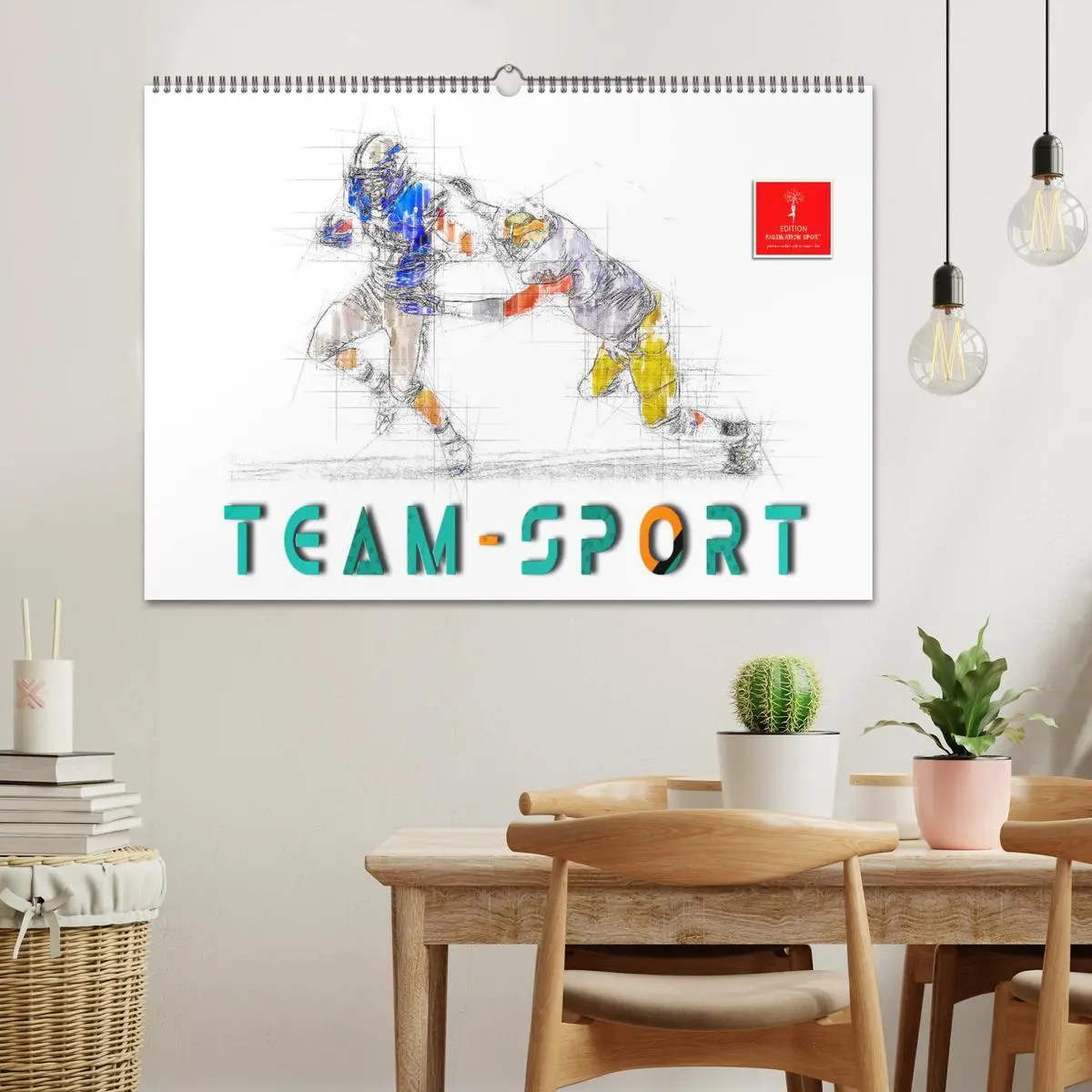 Bild: 9783457549339 | Team-Sport (Wandkalender 2026 DIN A2 quer), CALVENDO Monatskalender