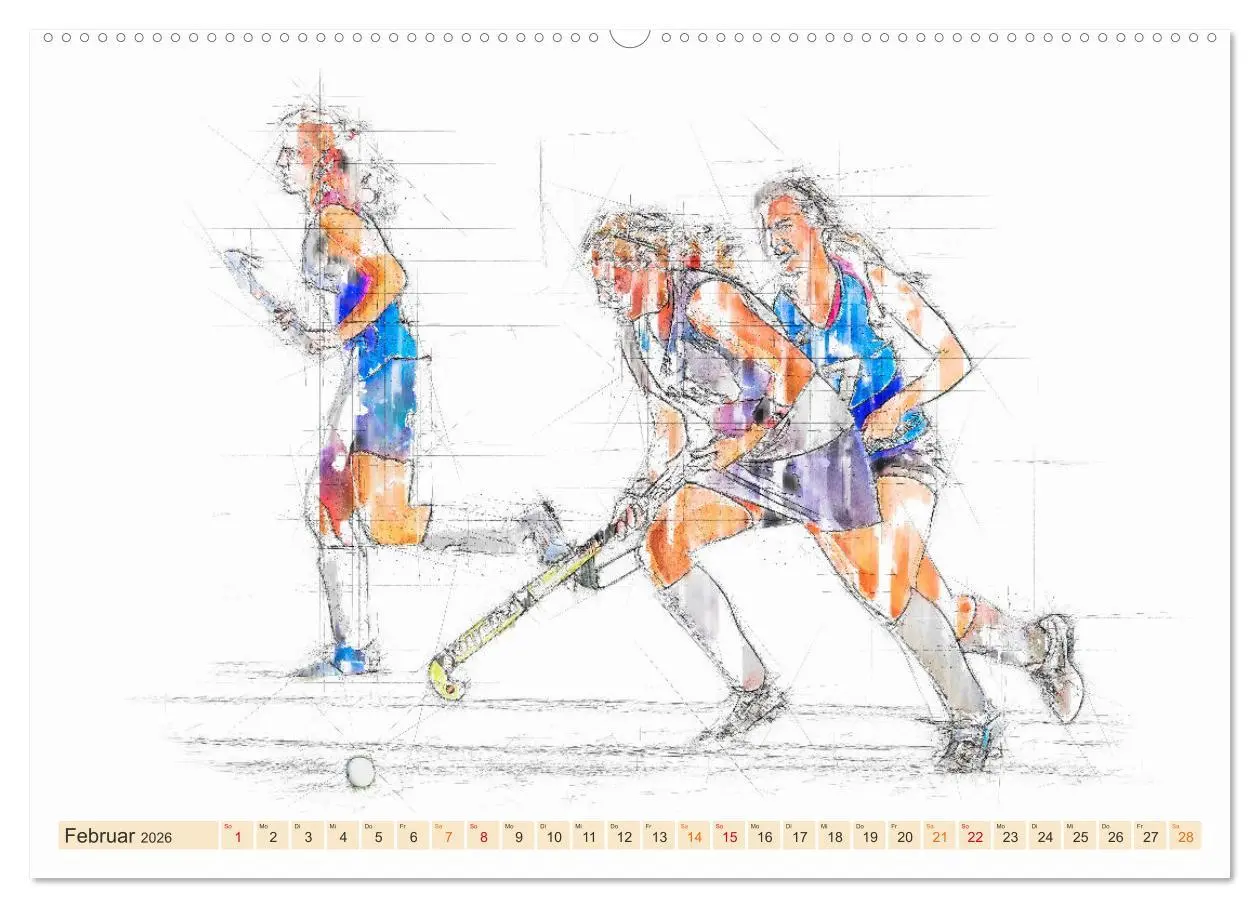 Bild: 9783457549339 | Team-Sport (Wandkalender 2026 DIN A2 quer), CALVENDO Monatskalender