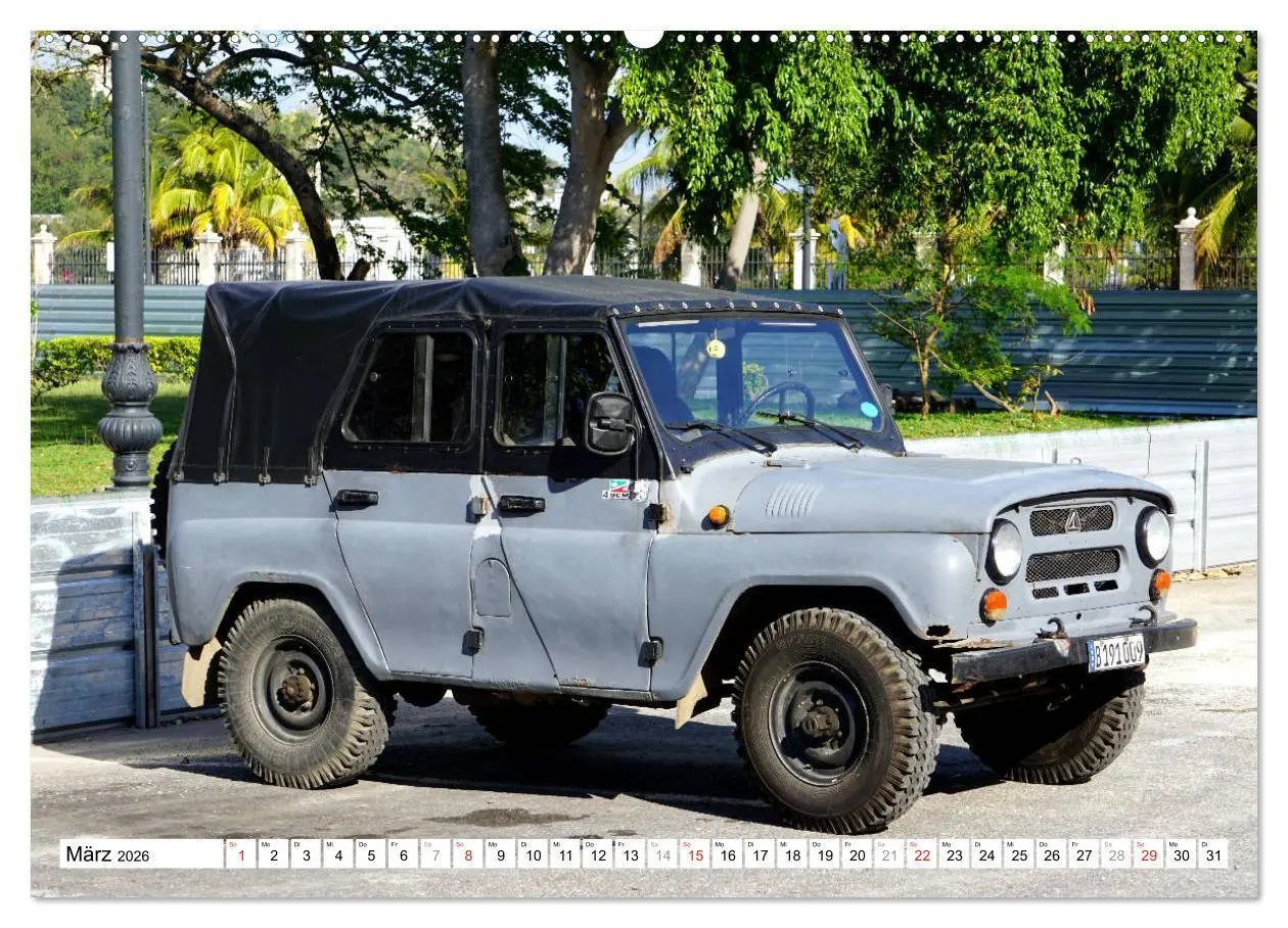 Bild: 9783457789339 | Sowjet-Legende - Der Geländewagen UAZ-469 in Kuba (Wandkalender...