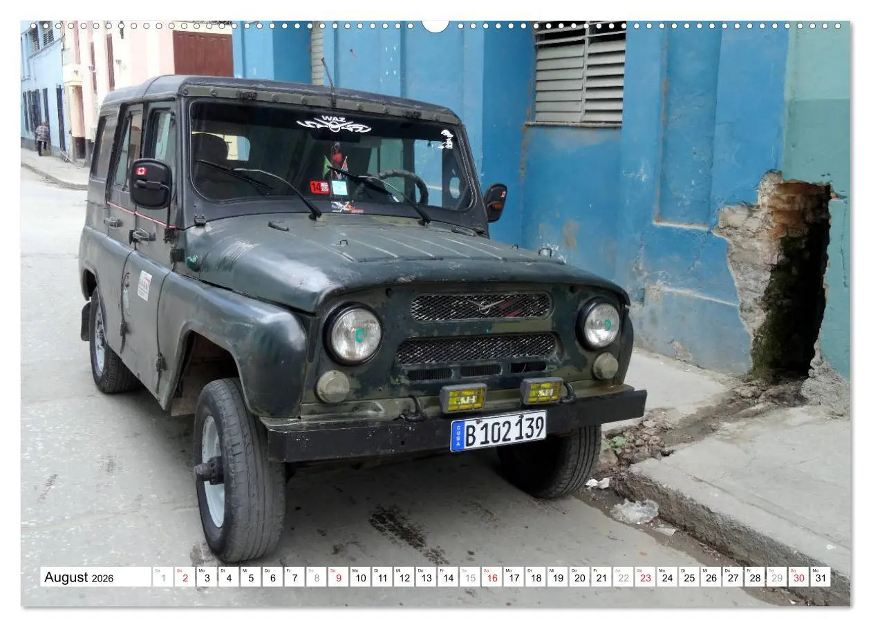 Bild: 9783457789339 | Sowjet-Legende - Der Geländewagen UAZ-469 in Kuba (Wandkalender...