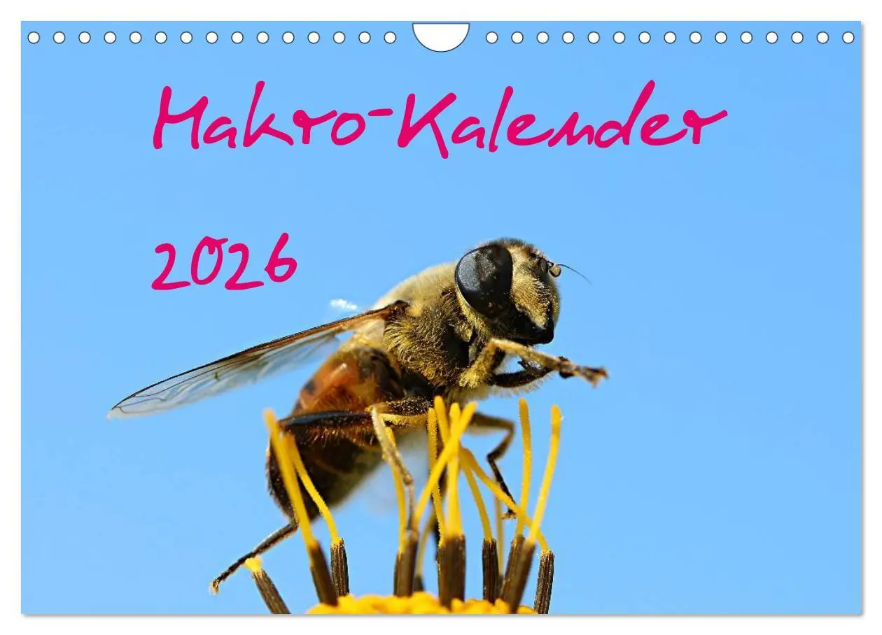 Cover: 9783516189339 | Makro-Kalender 2026 (Wandkalender 2026 DIN A4 quer), CALVENDO...