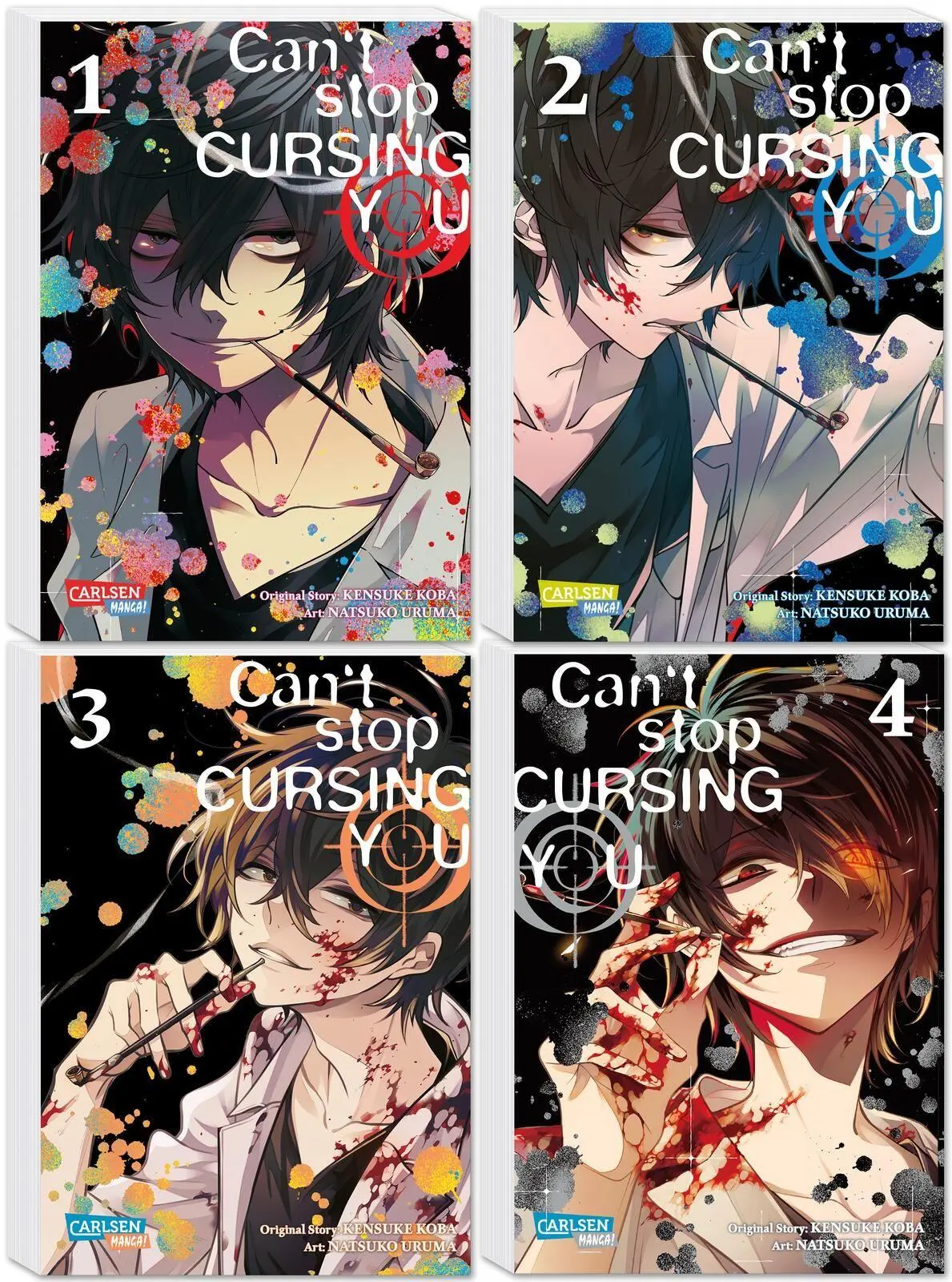 Cover: 9783551809339 | Can't Stop Cursing You Komplettpack 1-4 | Kensuke Koba | Taschenbuch