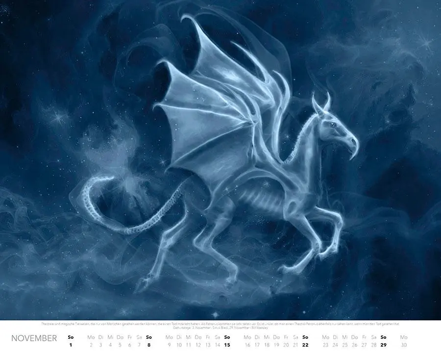 Bild: 9783966649339 | Patronus Kalender für Potterheads 2026 XXL-Wandkalender | Ferreira