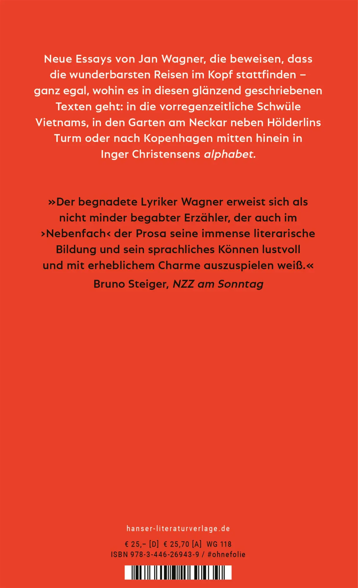 Bild: 9783446269439 | Der glückliche Augenblick | Beiläufige Prosa | Jan Wagner | Buch