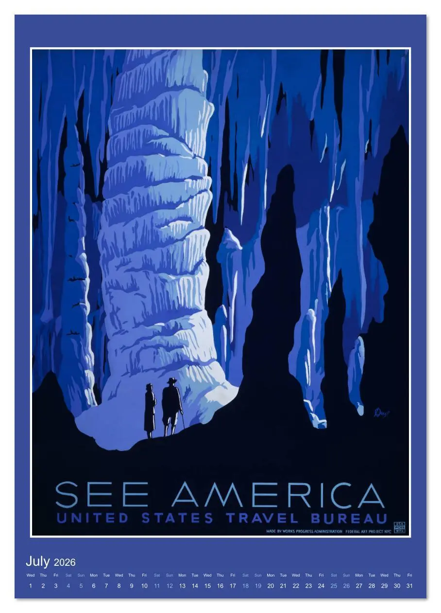 Bild: 9783516559439 | Vintage Travel Posters around the World (Wall Calendar 2026 DIN A3...