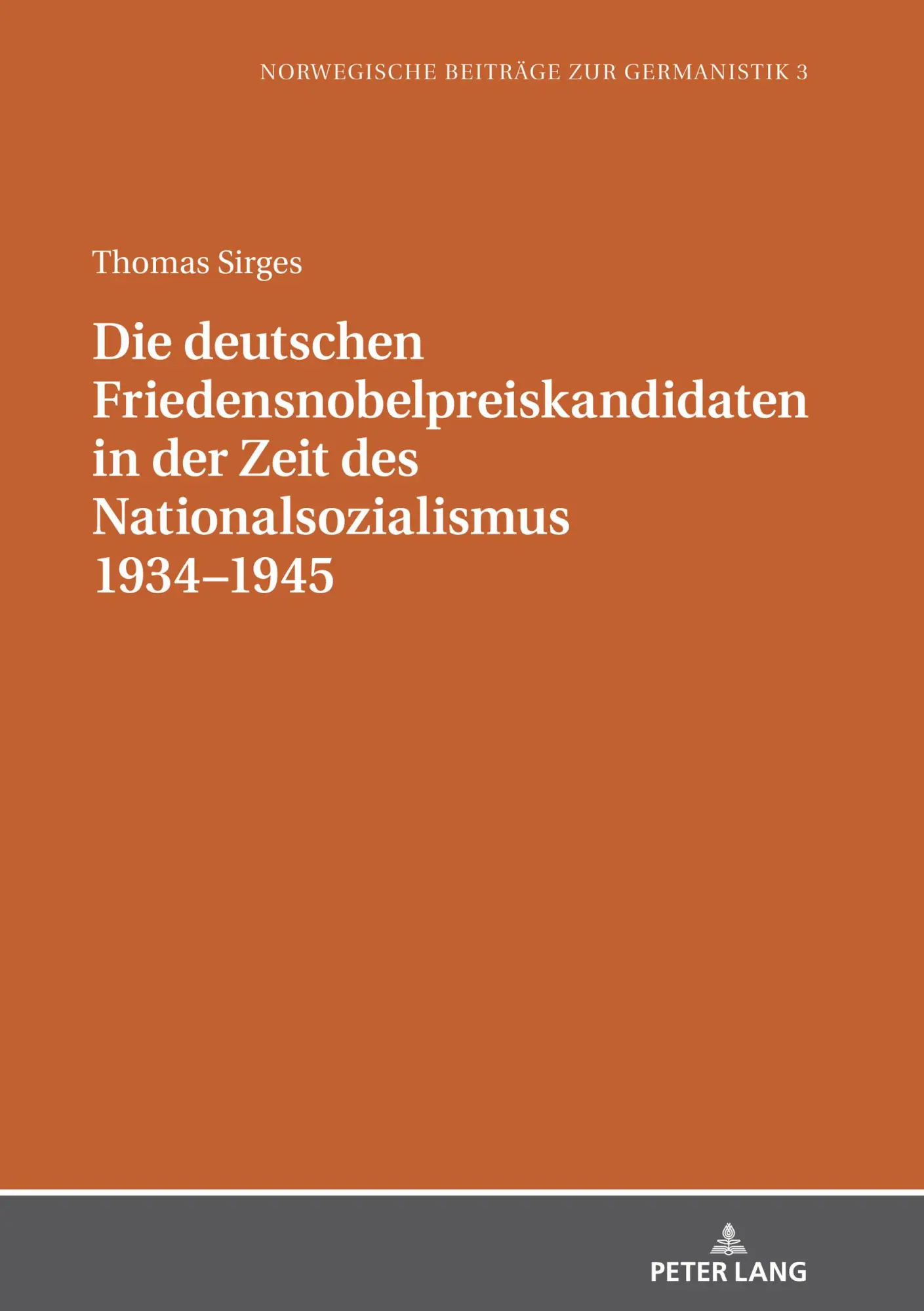 Cover: 9783631849439 | Die deutschen Friedensnobelpreiskandidaten in der Zeit des...