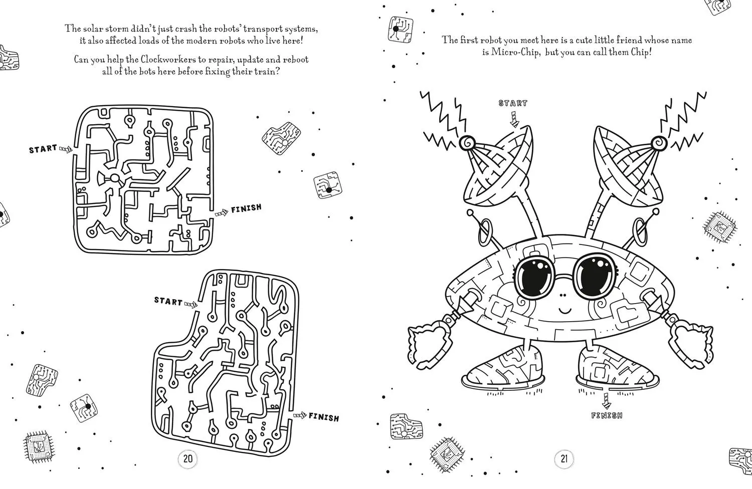 Bild: 9780008599539 | Robot Rescue | Solve 50 Mazes in This Adventure Story for Kids Aged 7+