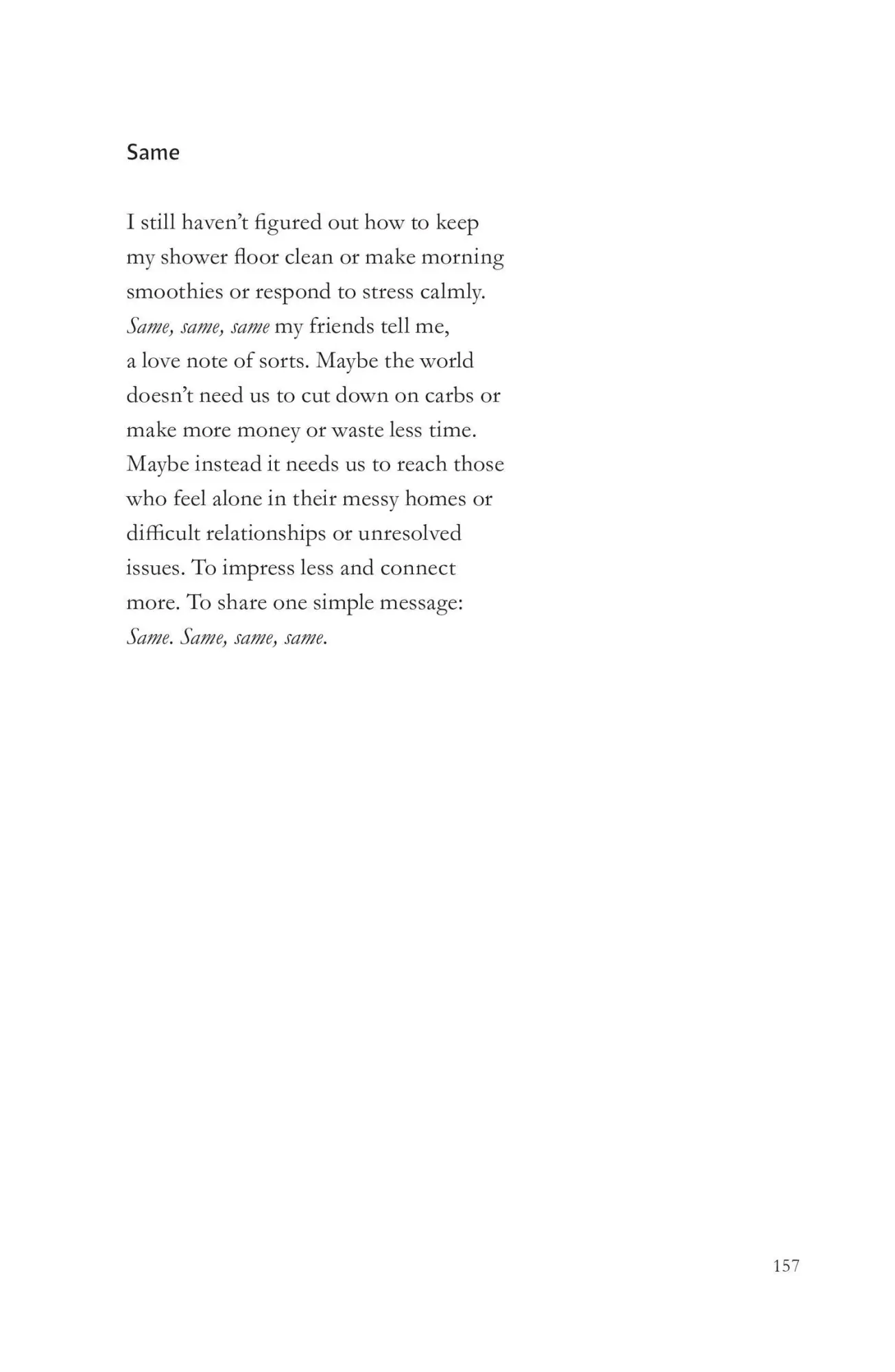 Bild: 9780008739539 | Same | Poems on Love, Sisterhood and Womanhood | Hannah Rosenberg