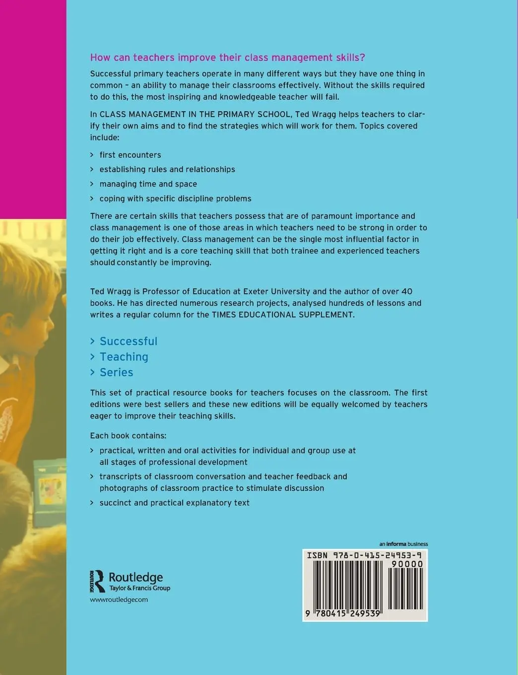 Rückseite: 9780415249539 | Class Management in the Primary School | E. C. Wragg | Taschenbuch