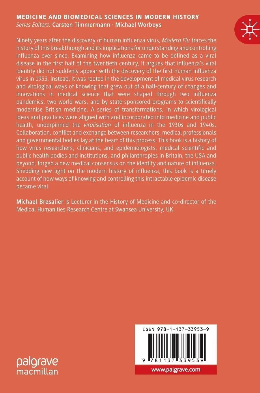 Rückseite: 9781137339539 | Modern Flu | Michael Bresalier | Buch | xxvii | Englisch | 2023