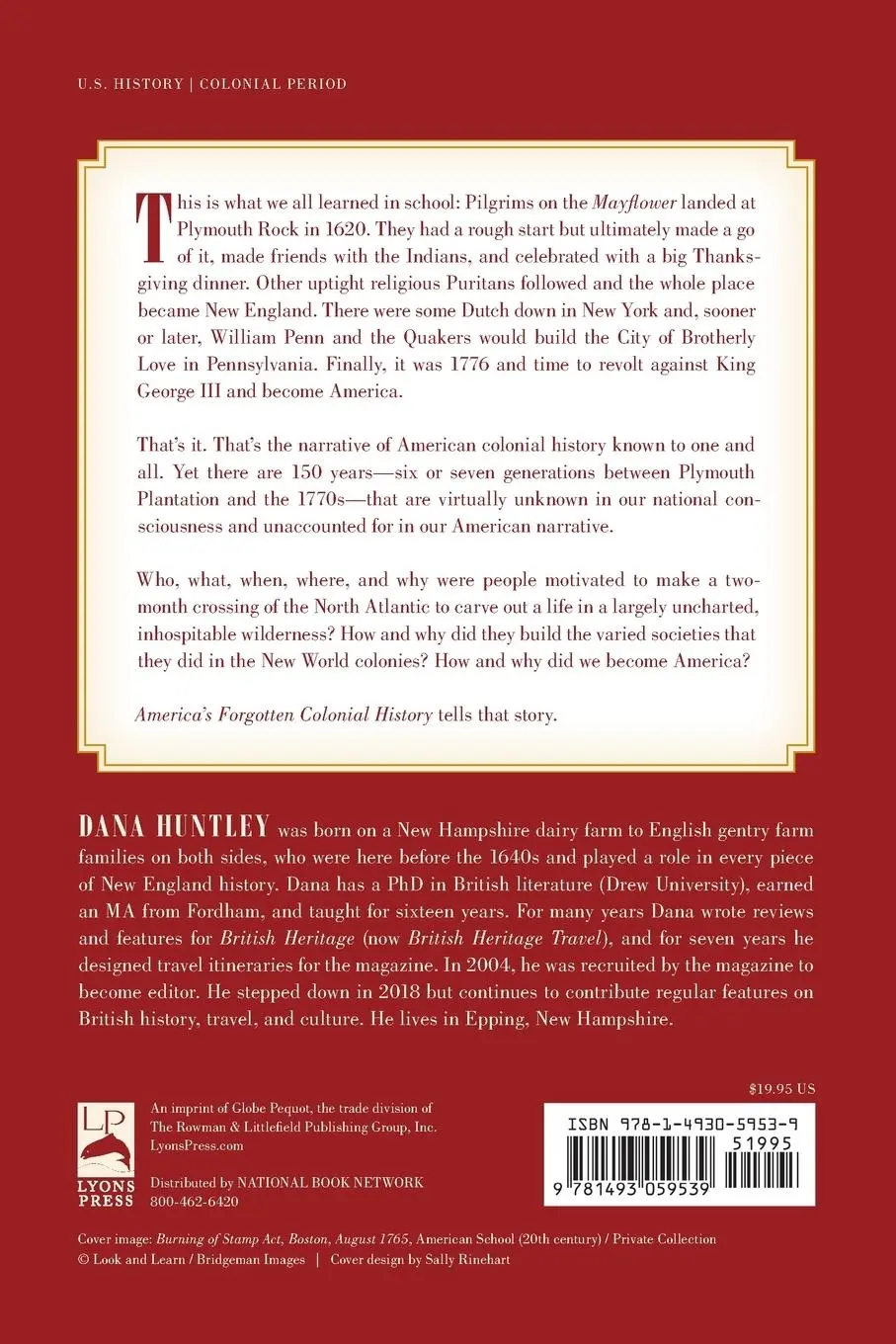 Rückseite: 9781493059539 | America's Forgotten Colonial History | Dana Huntley | Taschenbuch