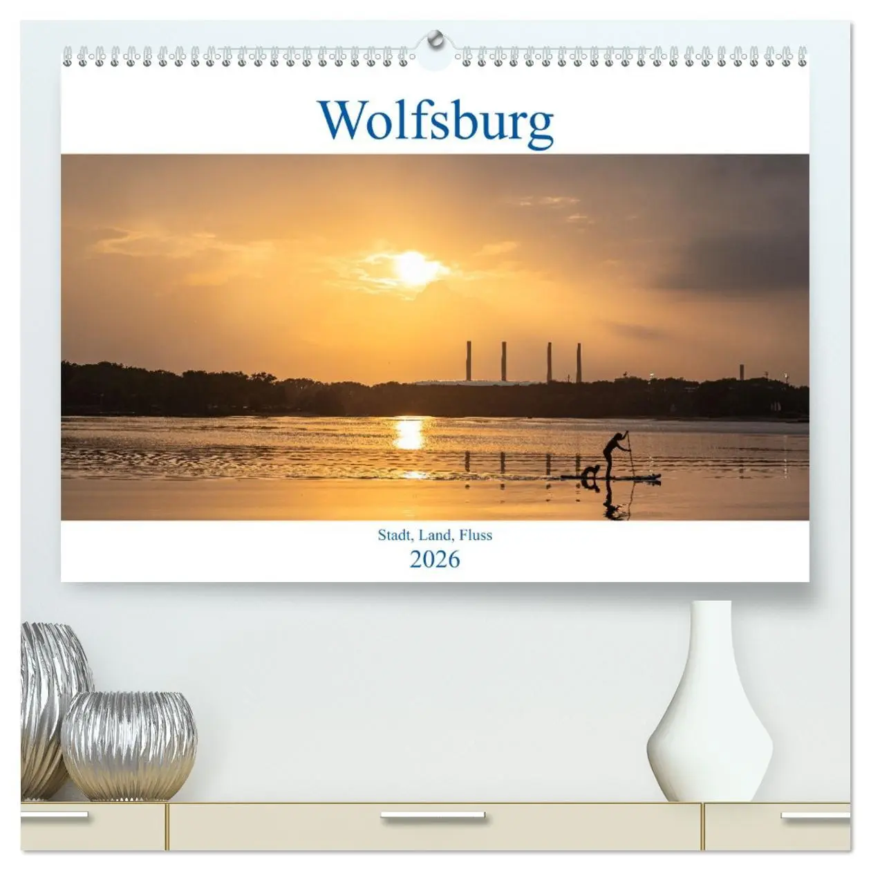 Cover: 9783457459539 | Wolfsburg - Stadt, Land, Fluss (hochwertiger Premium Wandkalender...