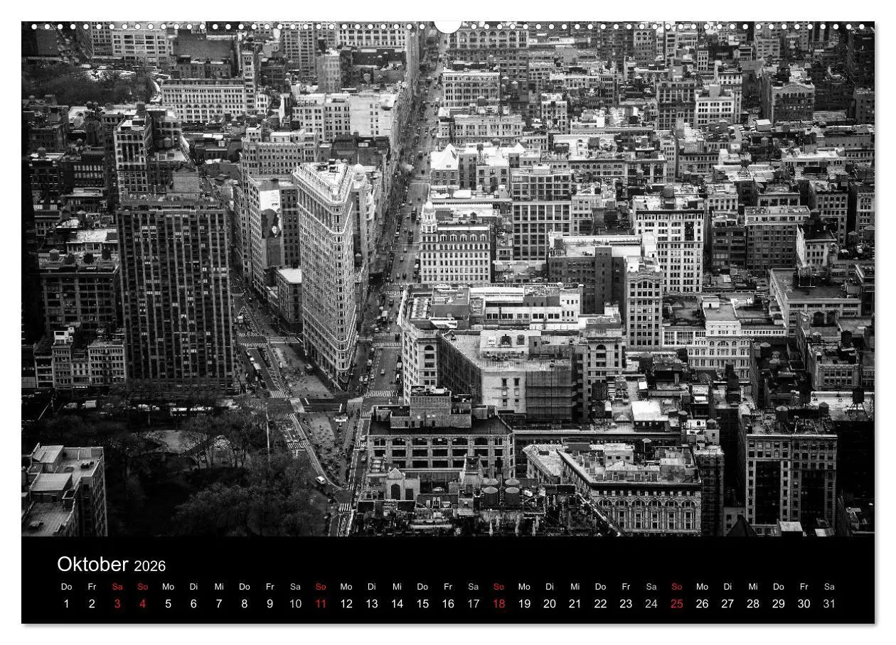 Bild: 9783516239539 | New York 2026 (hochwertiger Premium Wandkalender 2026 DIN A2 quer),...