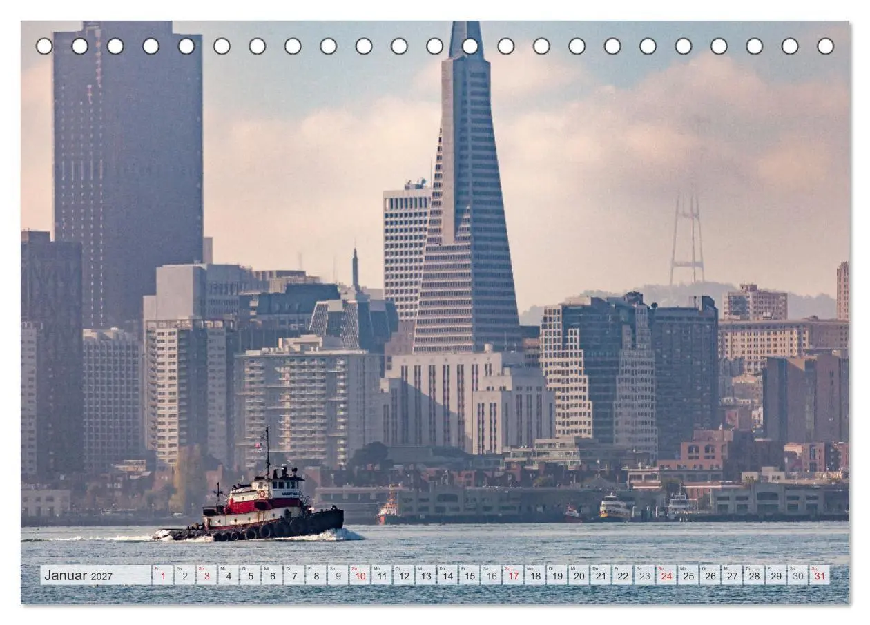 Bild: 9783594149539 | Kalifornien - USA - San Francisco (Tischkalender 2027 DIN A5 quer),...