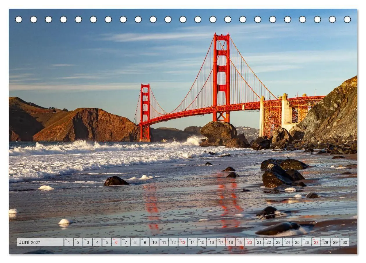 Bild: 9783594149539 | Kalifornien - USA - San Francisco (Tischkalender 2027 DIN A5 quer),...
