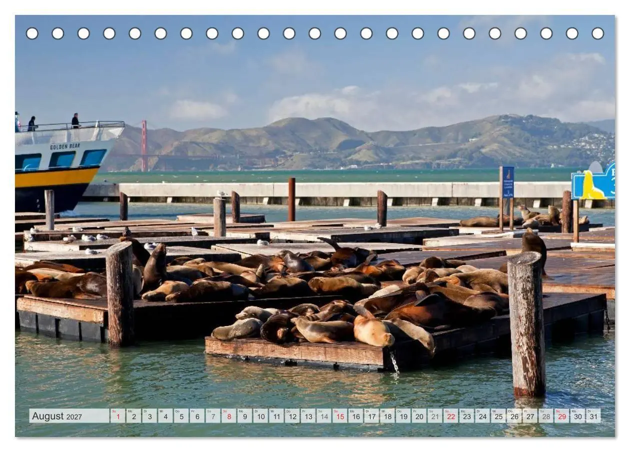 Bild: 9783594149539 | Kalifornien - USA - San Francisco (Tischkalender 2027 DIN A5 quer),...