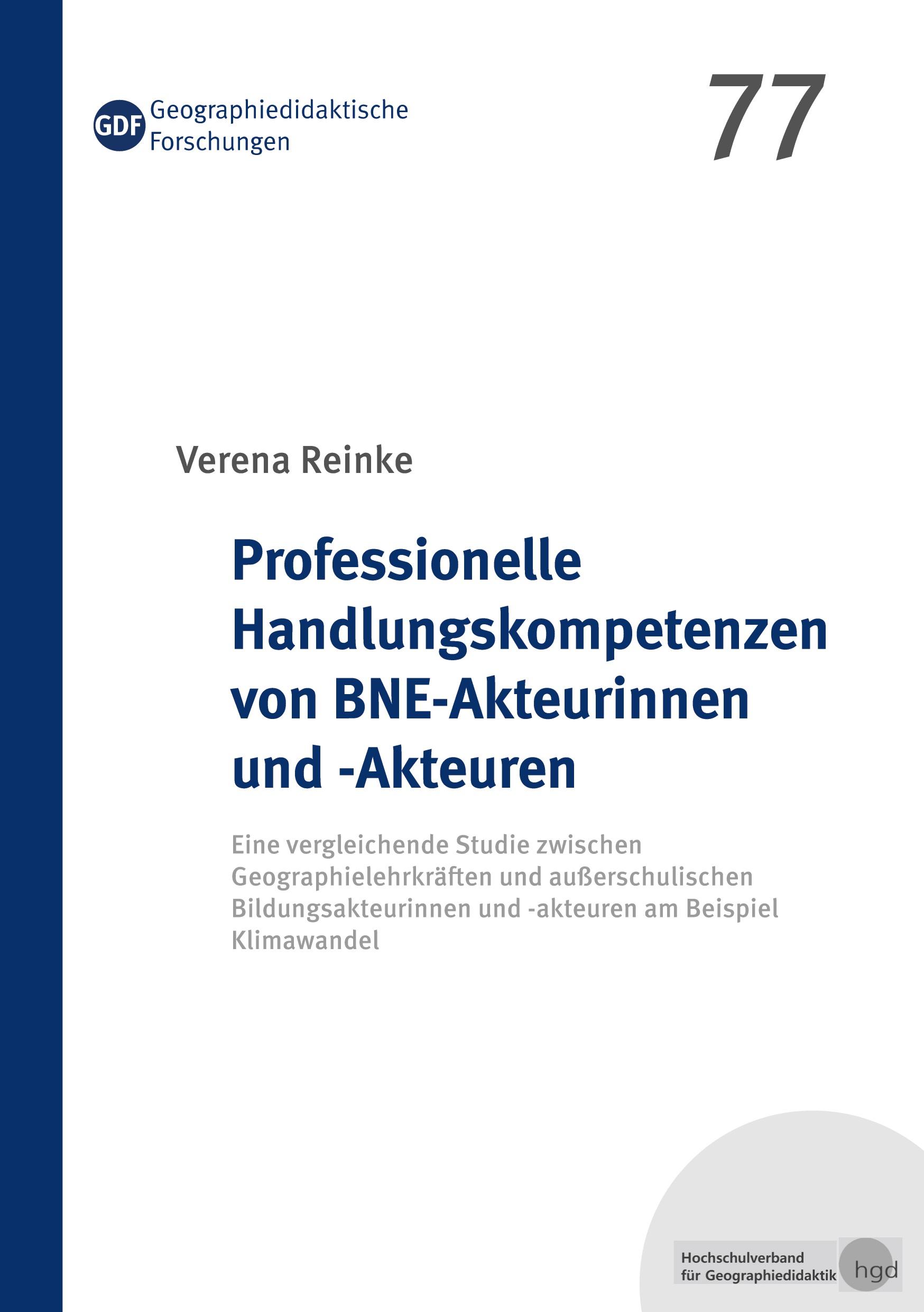 Cover: 9783755759539 | Professionelle Handlungskompetenzen von BNE-Akteurinnen und -Akteuren
