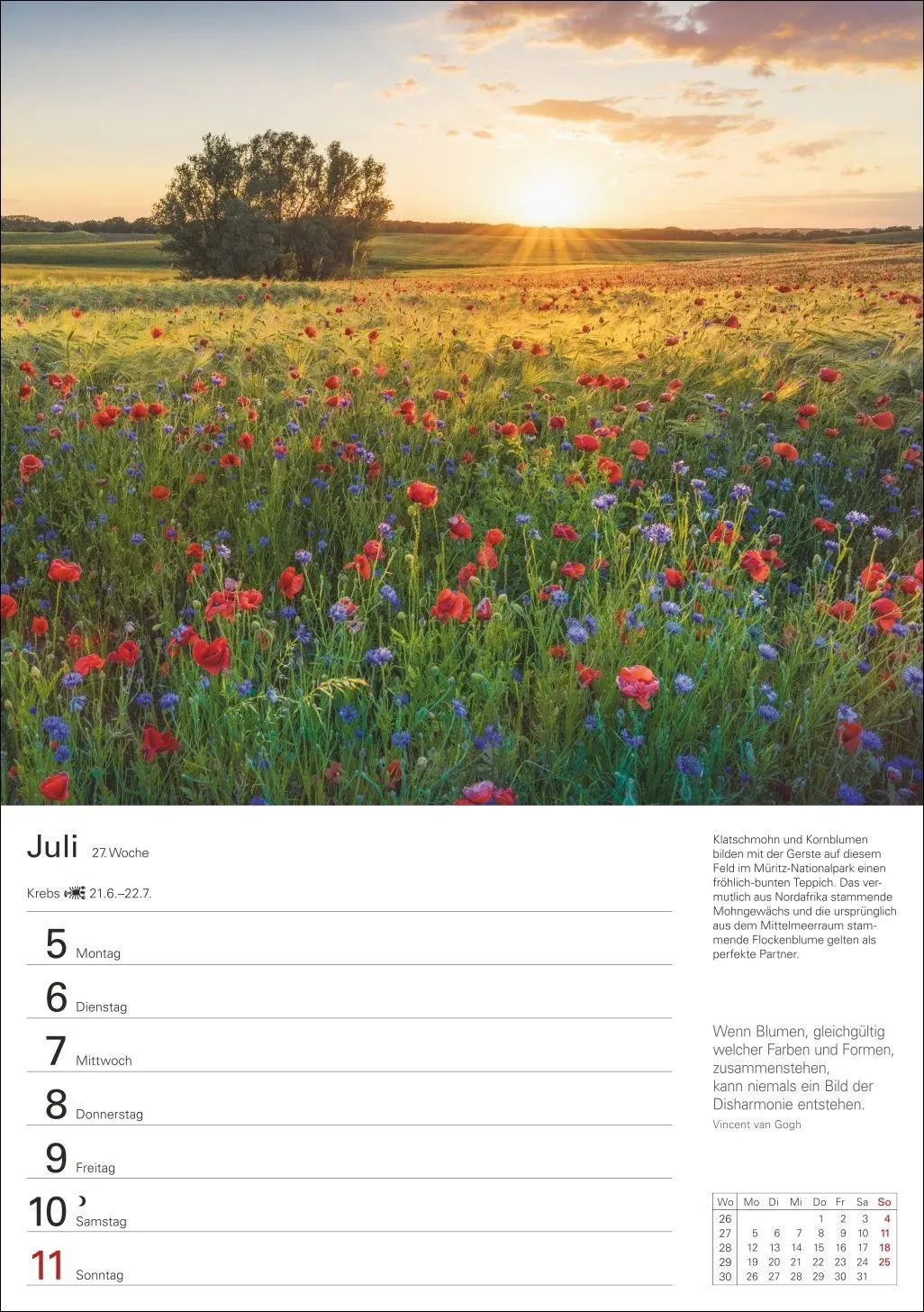 Bild: 9783840039539 | Naturschätze Deutschlands Wochenplaner 2027 - Eine Reise in 53 Bildern