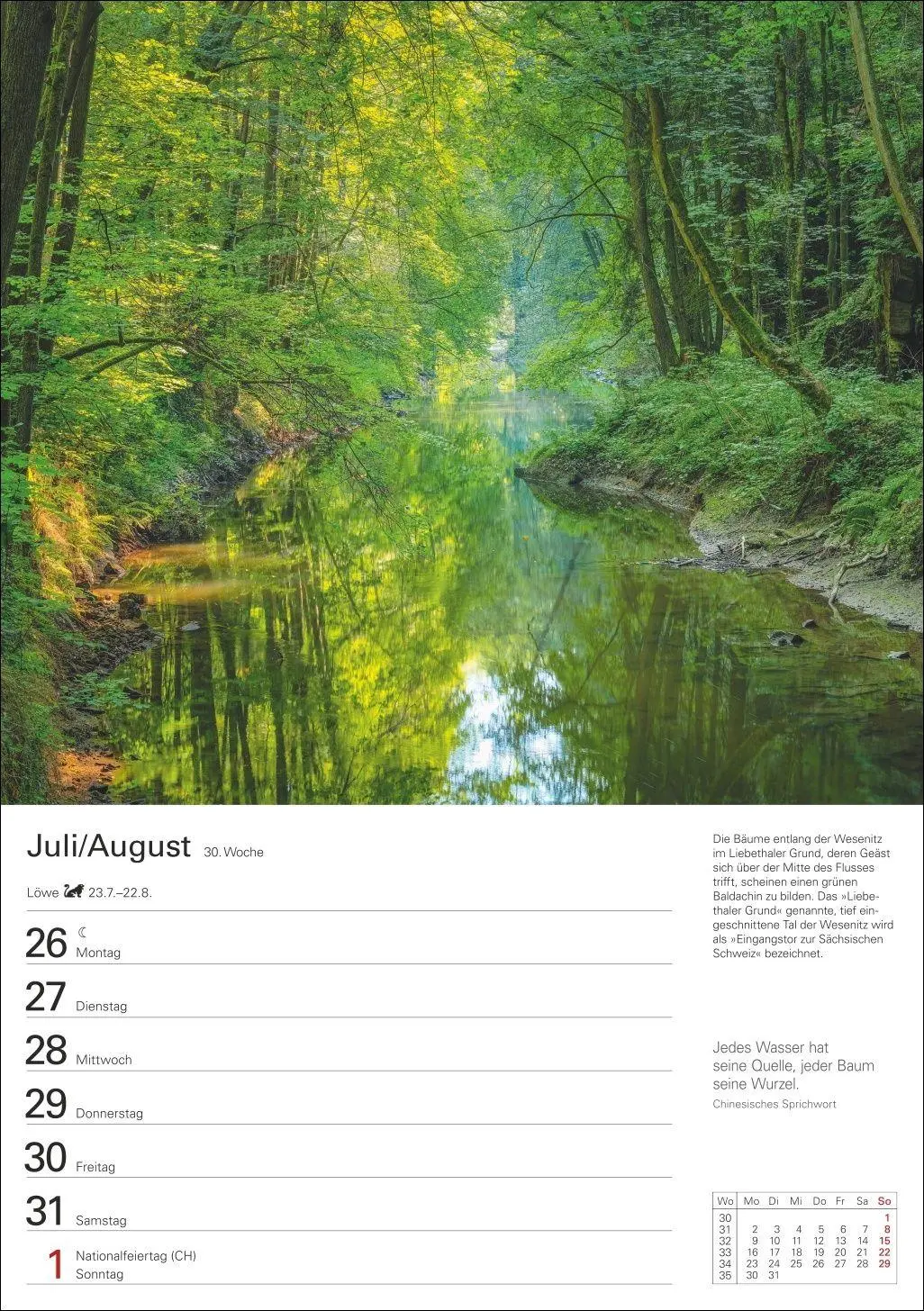 Bild: 9783840039539 | Naturschätze Deutschlands Wochenplaner 2027 - Eine Reise in 53 Bildern
