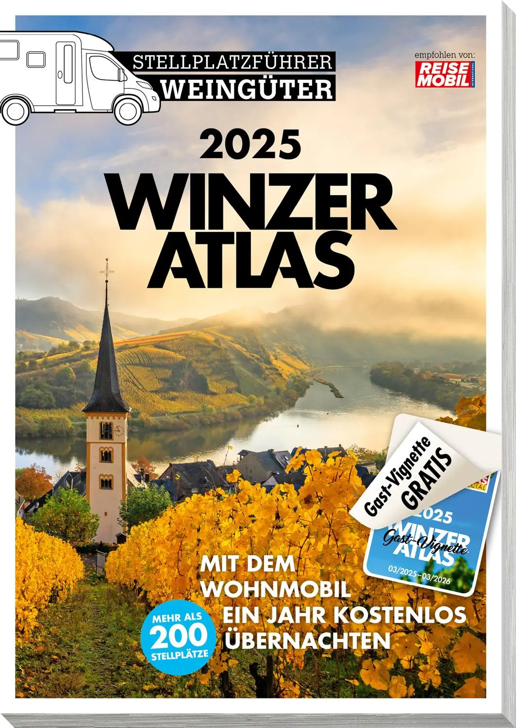 Cover: 9783948979539 | WINZERATLAS 2025 | Stellplatzführer Weingüter | International | Buch