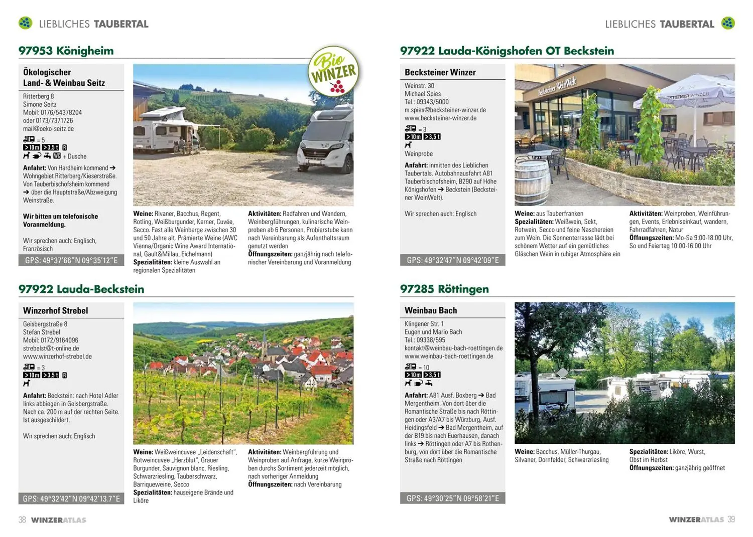 Bild: 9783948979539 | WINZERATLAS 2025 | Stellplatzführer Weingüter | International | Buch