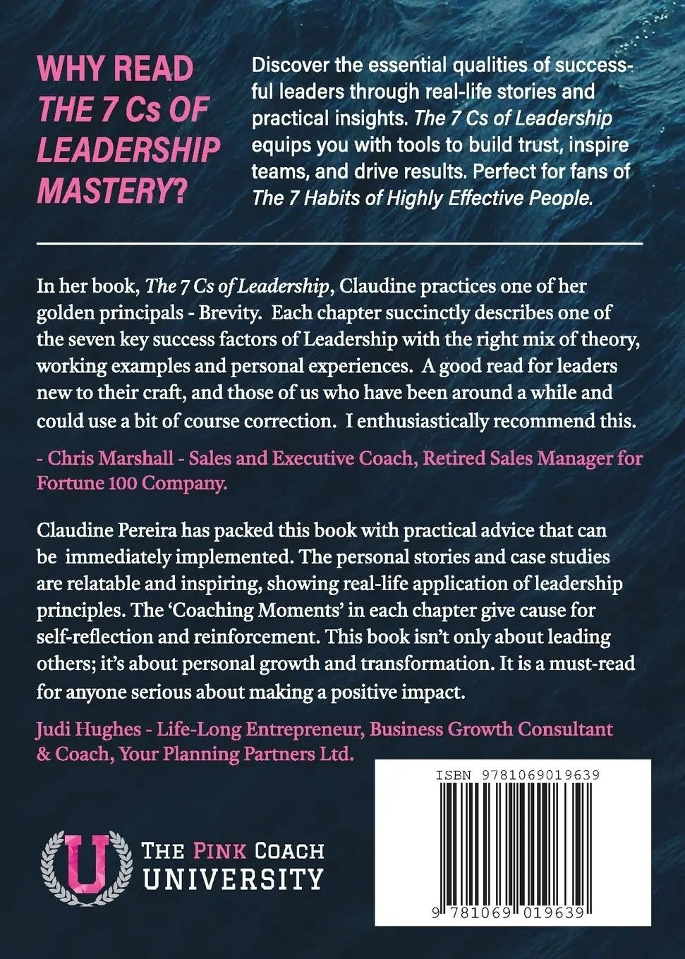 Rückseite: 9781069019639 | The 7Cs of Leadership Mastery | Unleash The Leader In You | Pereira
