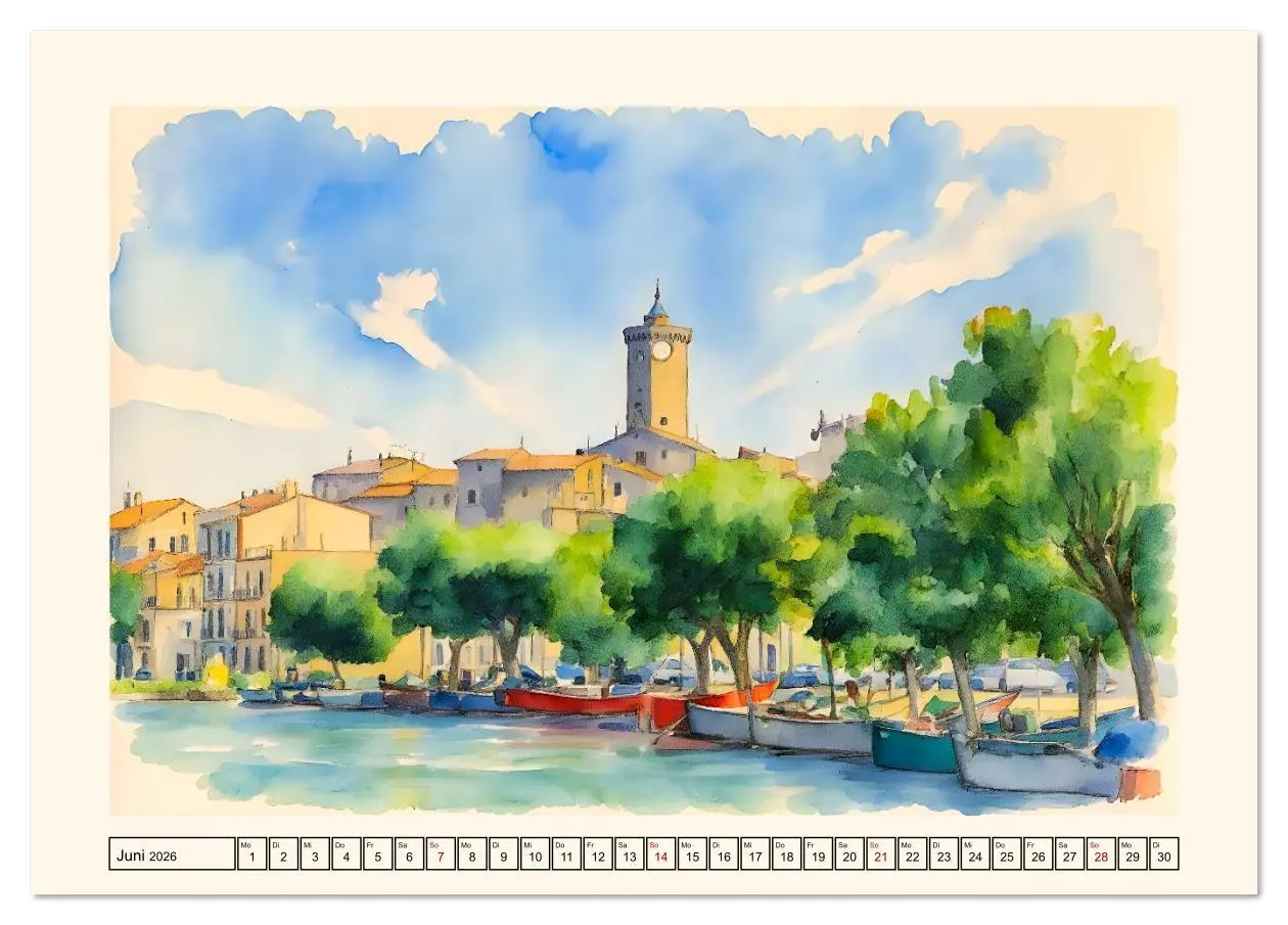 Bild: 9783516609639 | Idylle im Latium (Tischkalender 2026 DIN A5 quer), CALVENDO...