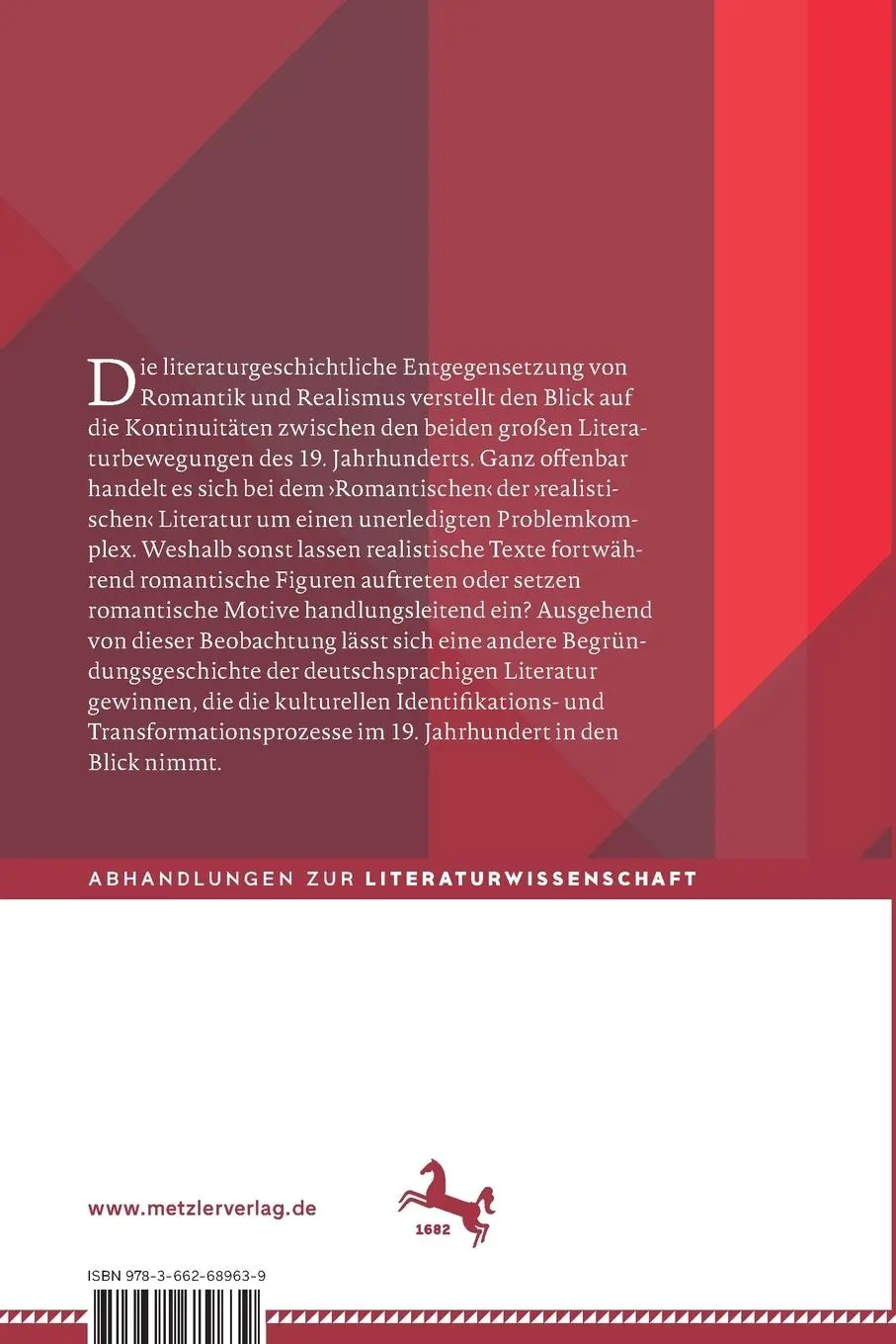 Rückseite: 9783662689639 | Romantischer Realismus | Christoph Gardian | Taschenbuch | Paperback