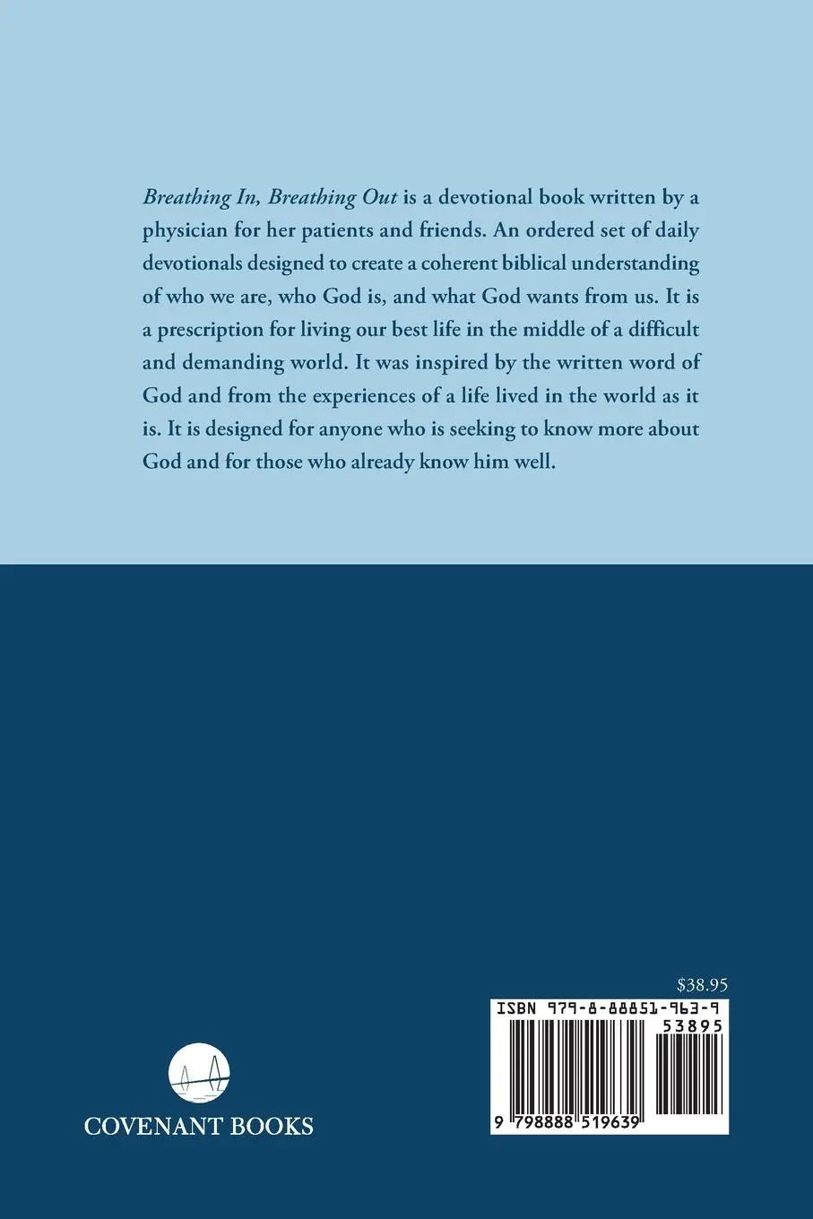 Rückseite: 9798888519639 | Breathing In Breathing Out | A Daily Devotional | Ballard | Buch