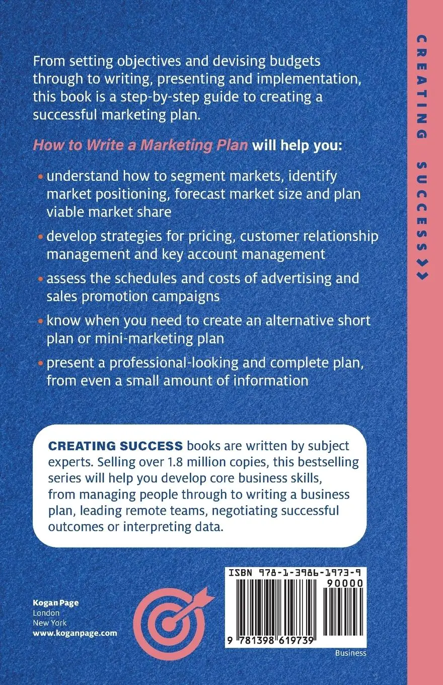 Rückseite: 9781398619739 | How to Write a Marketing Plan | John Westwood | Taschenbuch | Englisch