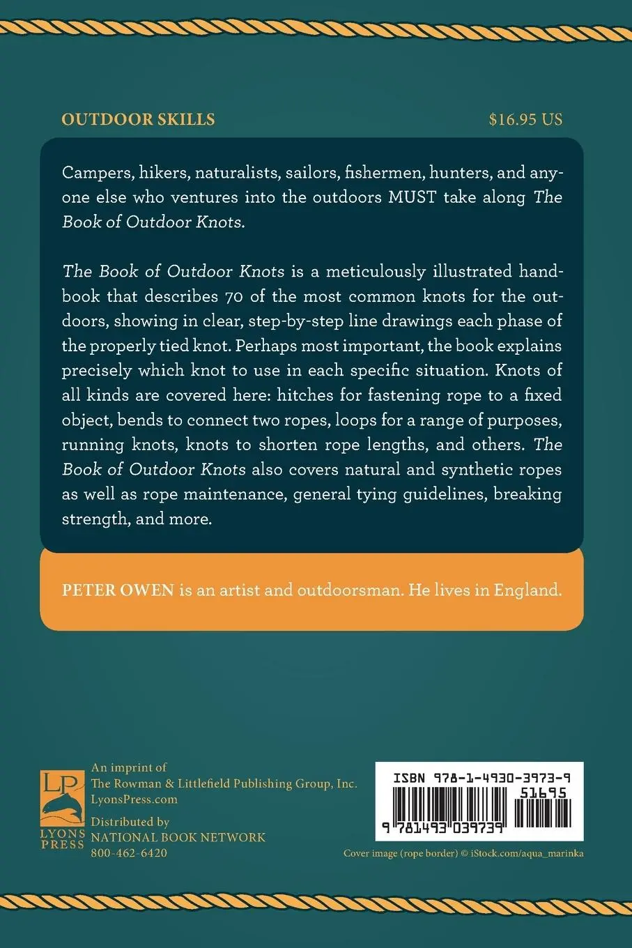 Rückseite: 9781493039739 | The Book of Outdoor Knots | Peter Owen | Taschenbuch | Englisch | 2019