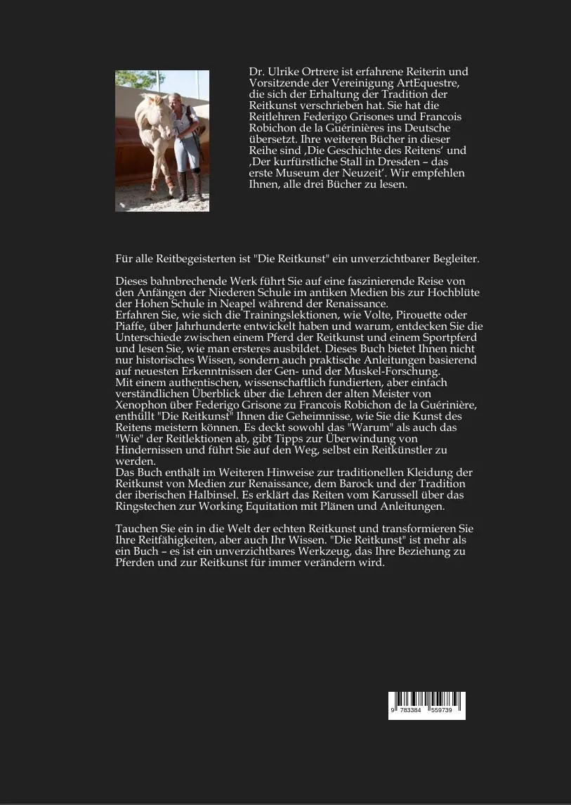 Rückseite: 9783384559739 | Die Reitkunst | Ulrike Ortrere | Buch | 236 S. | Deutsch | 2025