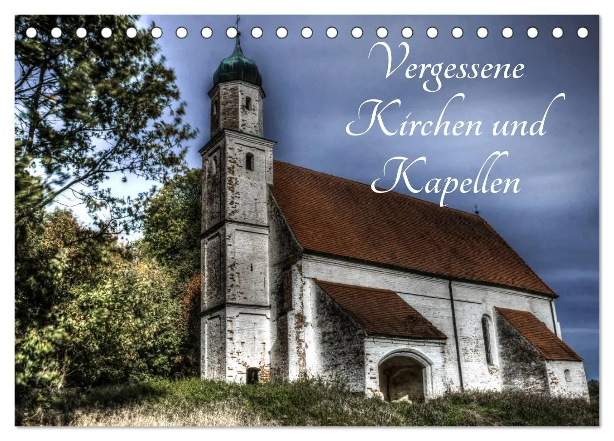 Cover: 9783457679739 | Vergessene Kirchen und Kapellen (Tischkalender 2026 DIN A5 quer),...