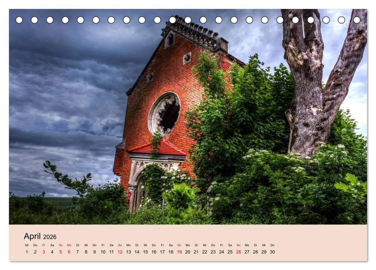 Bild: 9783457679739 | Vergessene Kirchen und Kapellen (Tischkalender 2026 DIN A5 quer),...