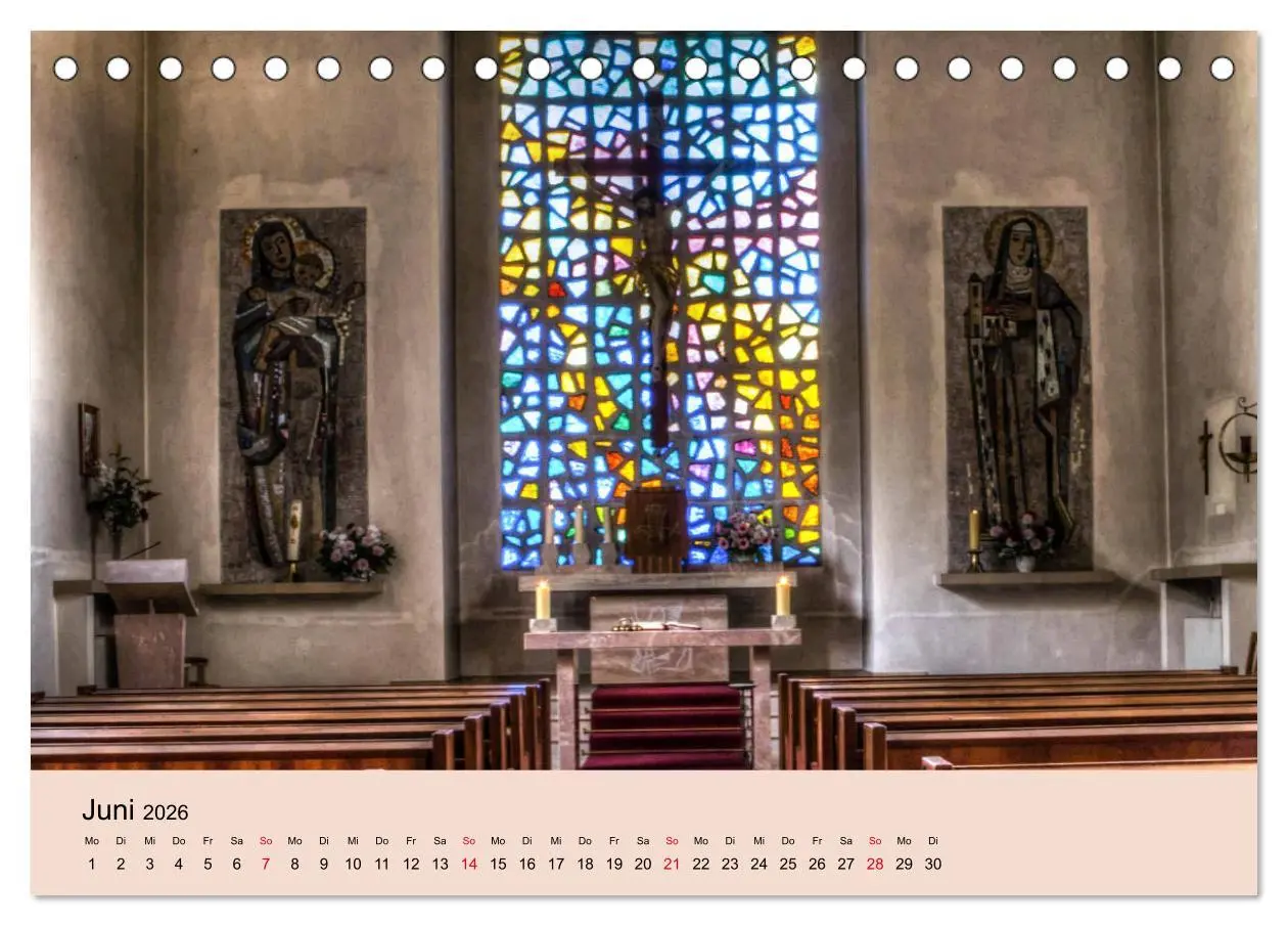 Bild: 9783457679739 | Vergessene Kirchen und Kapellen (Tischkalender 2026 DIN A5 quer),...