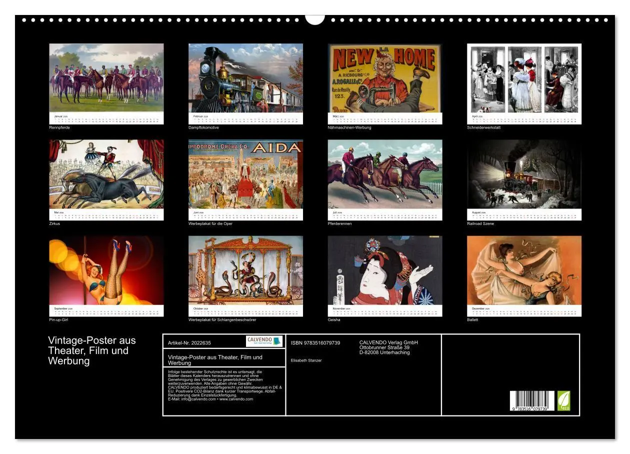 Bild: 9783516079739 | Vintage-Poster aus Theater, Film und Werbung (Wandkalender 2026 DIN...
