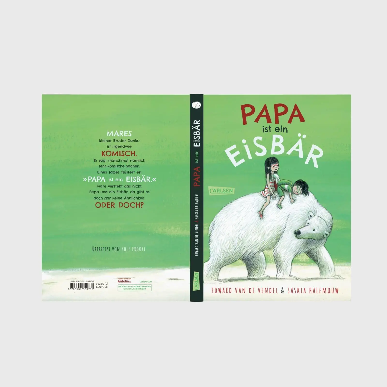 Bild: 9783551559739 | Papa ist ein Eisbär | Edward van de Vendel | Buch | 64 S. | Deutsch