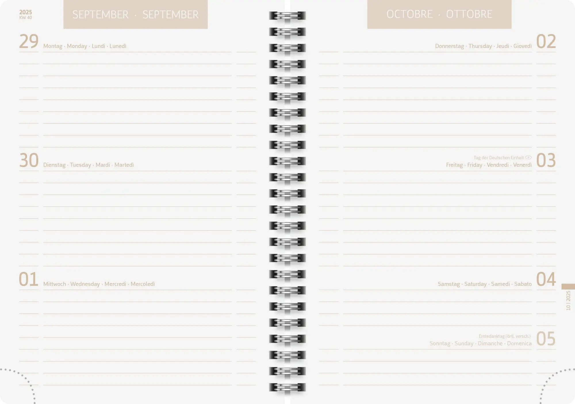 Bild: 4061947139839 | BRUNNEN Schülerkalender (2025/2026) "Good Things", 2 Seiten = 1...