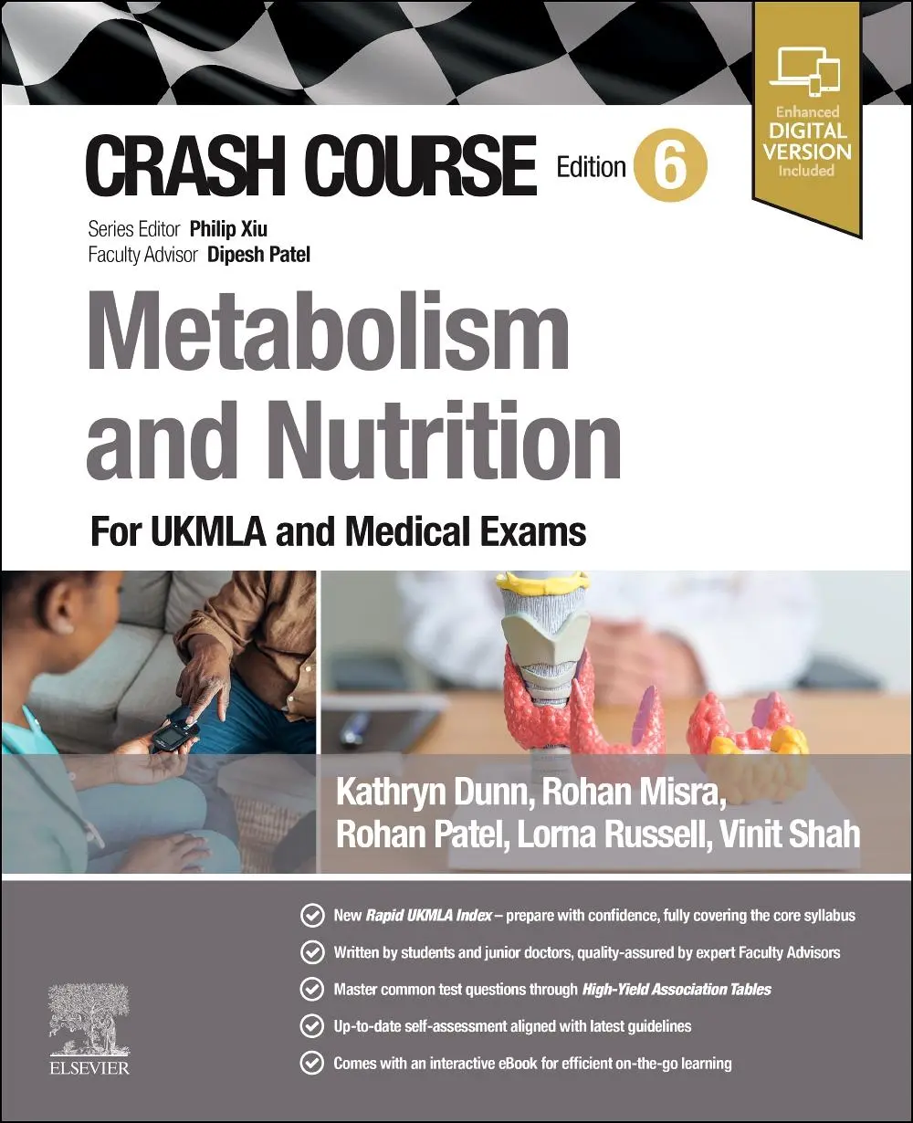 Cover: 9780443249839 | Crash Course Metabolism and Nutrition | For the MLA and Medical Exams