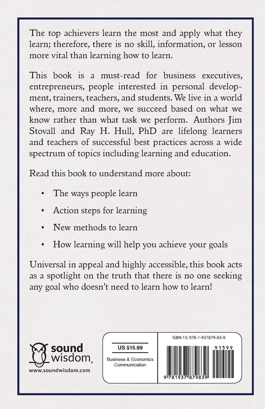 Rückseite: 9781937879839 | The Art of Learning and Self-Development | Your Competitive Edge