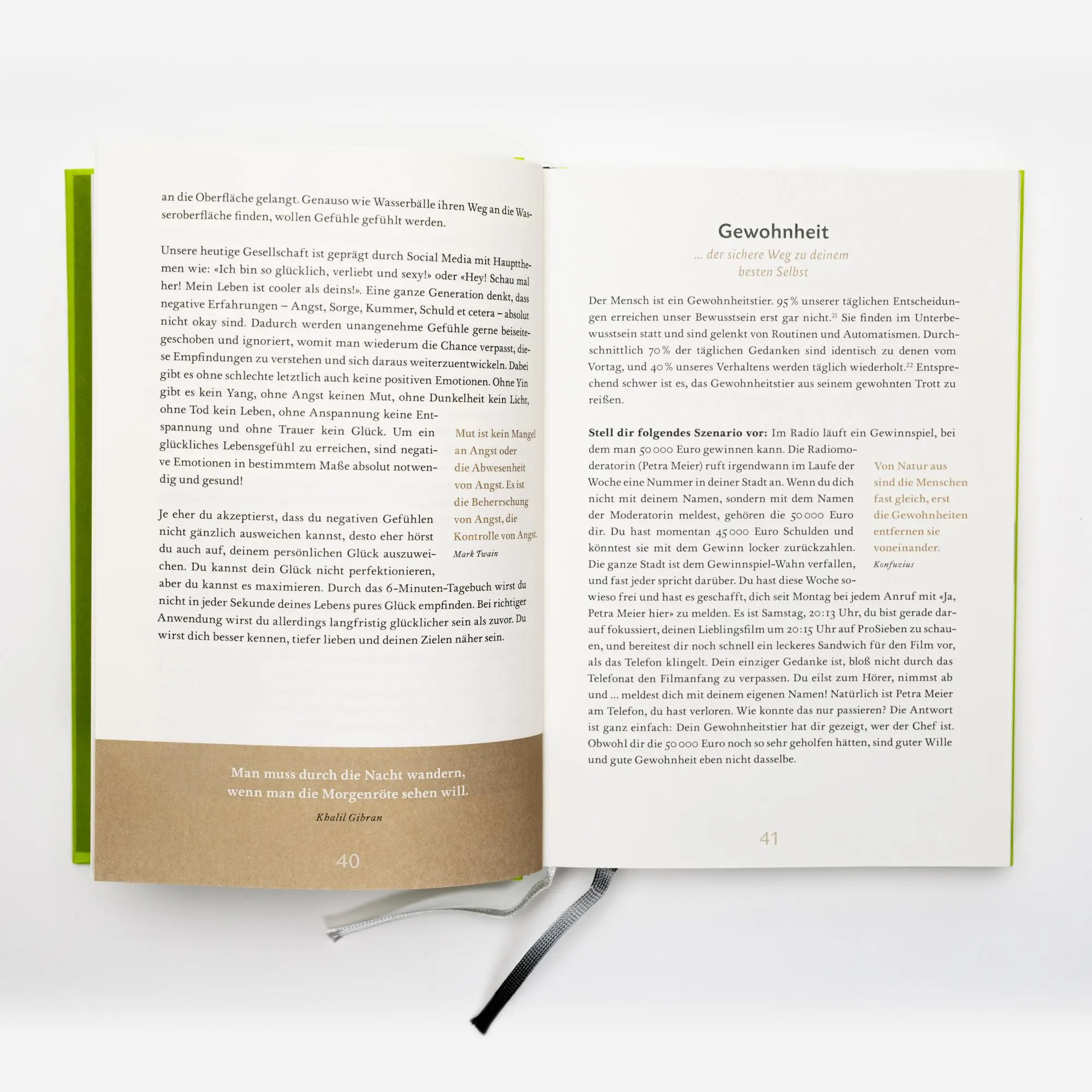 Bild: 9783499009839 | Das 6-Minuten-Tagebuch (limone) | Das Original | Dominik Spenst | Buch