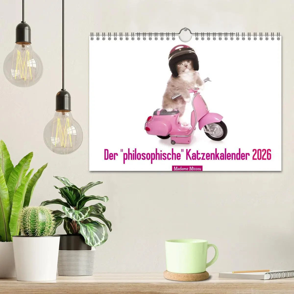 Bild: 9783516069839 | Der "philosophische" Katzenkalender 2026 (Wandkalender 2026 DIN A4...