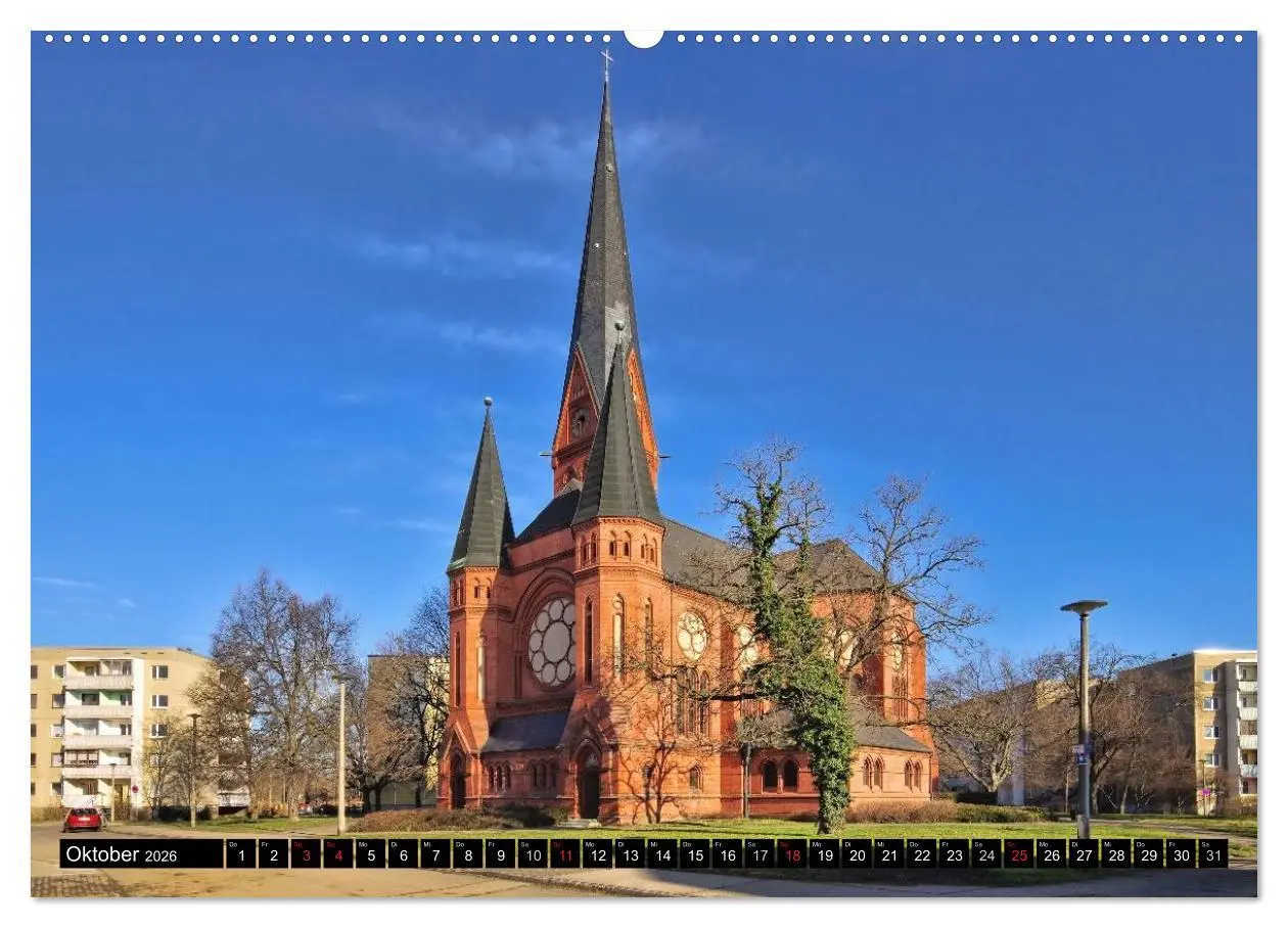 Bild: 9783516139839 | Dessau (Wandkalender 2026 DIN A2 quer), CALVENDO Monatskalender | 2026