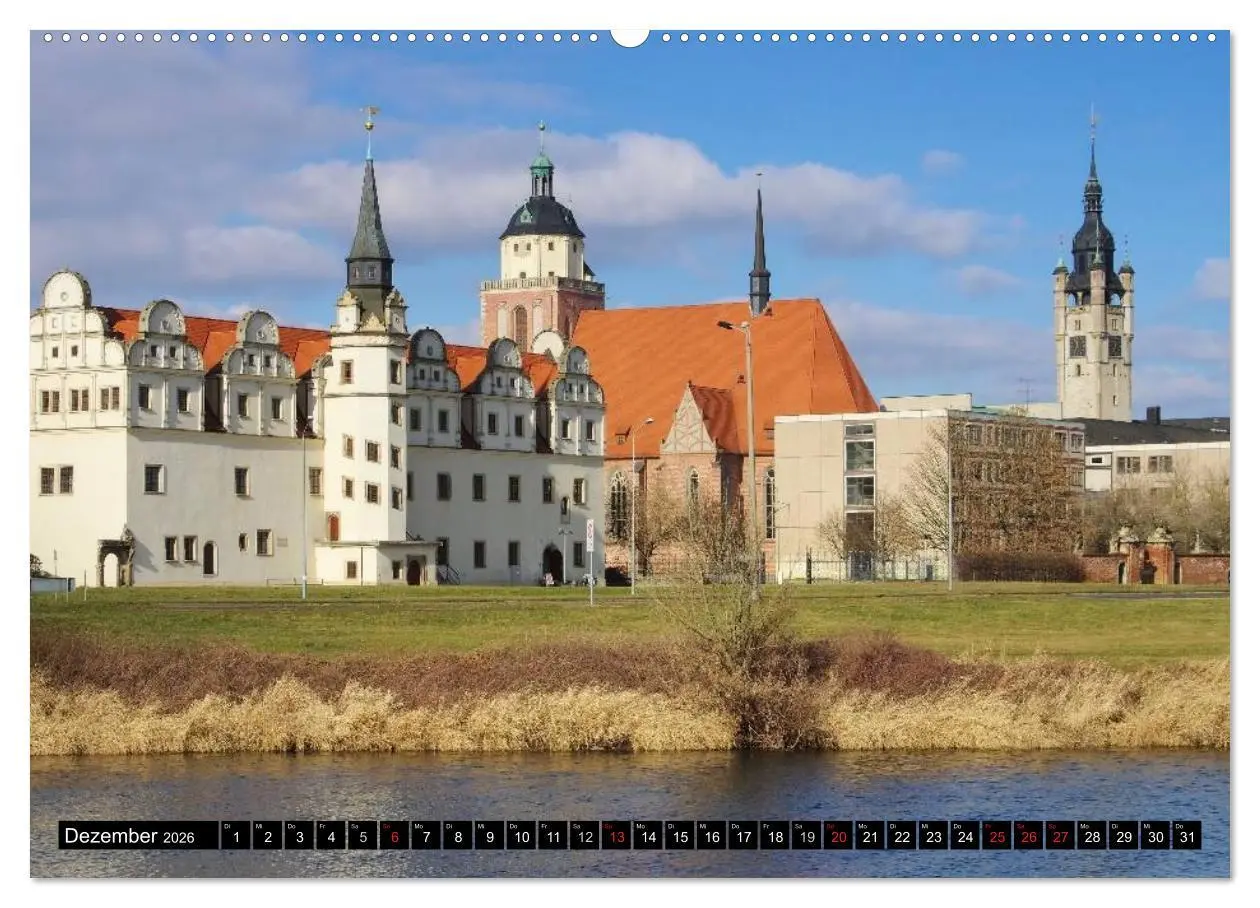 Bild: 9783516139839 | Dessau (Wandkalender 2026 DIN A2 quer), CALVENDO Monatskalender | 2026